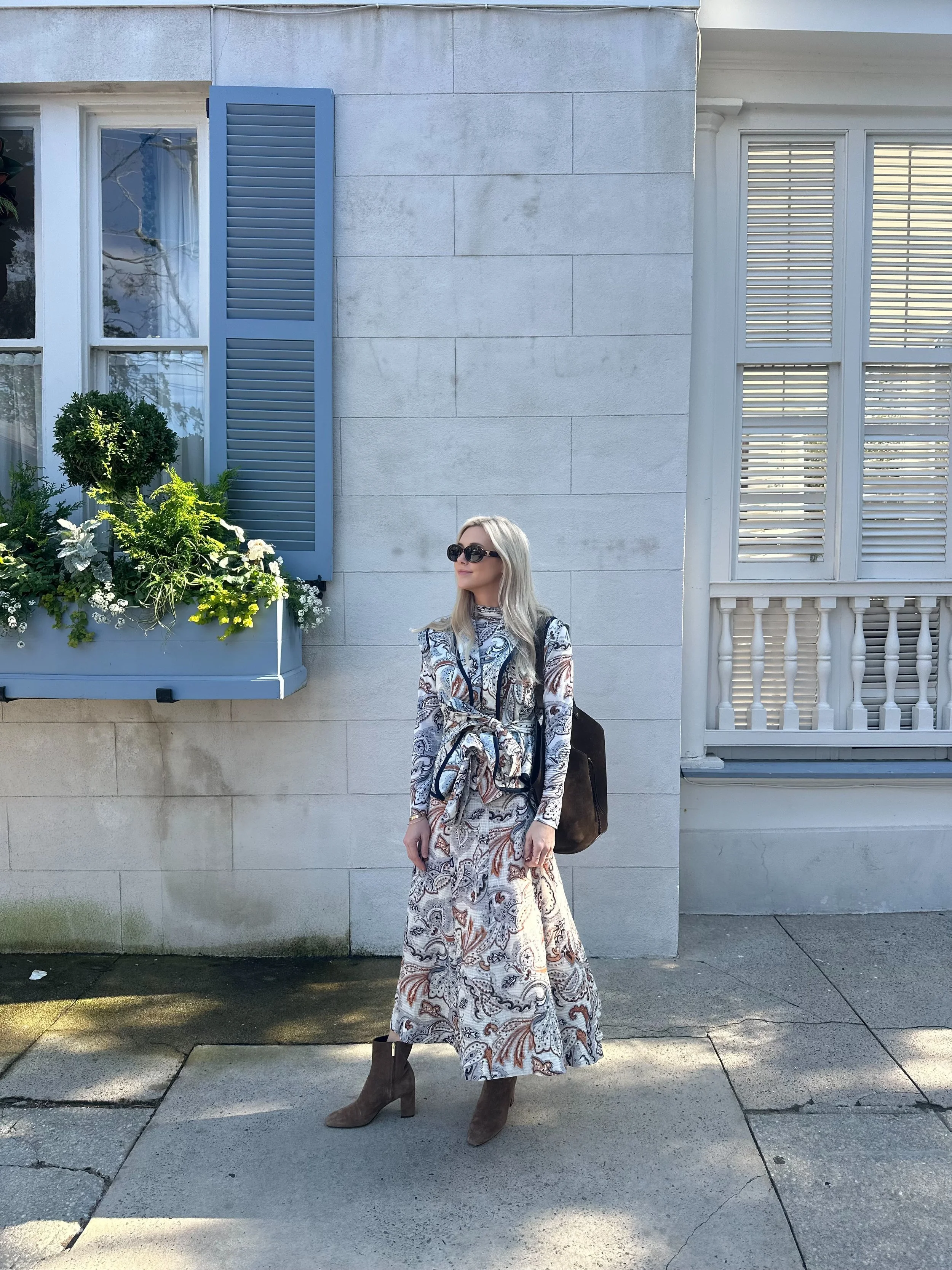 Marie Oliver Paisley Top XS, Skirt XS, Vest XS