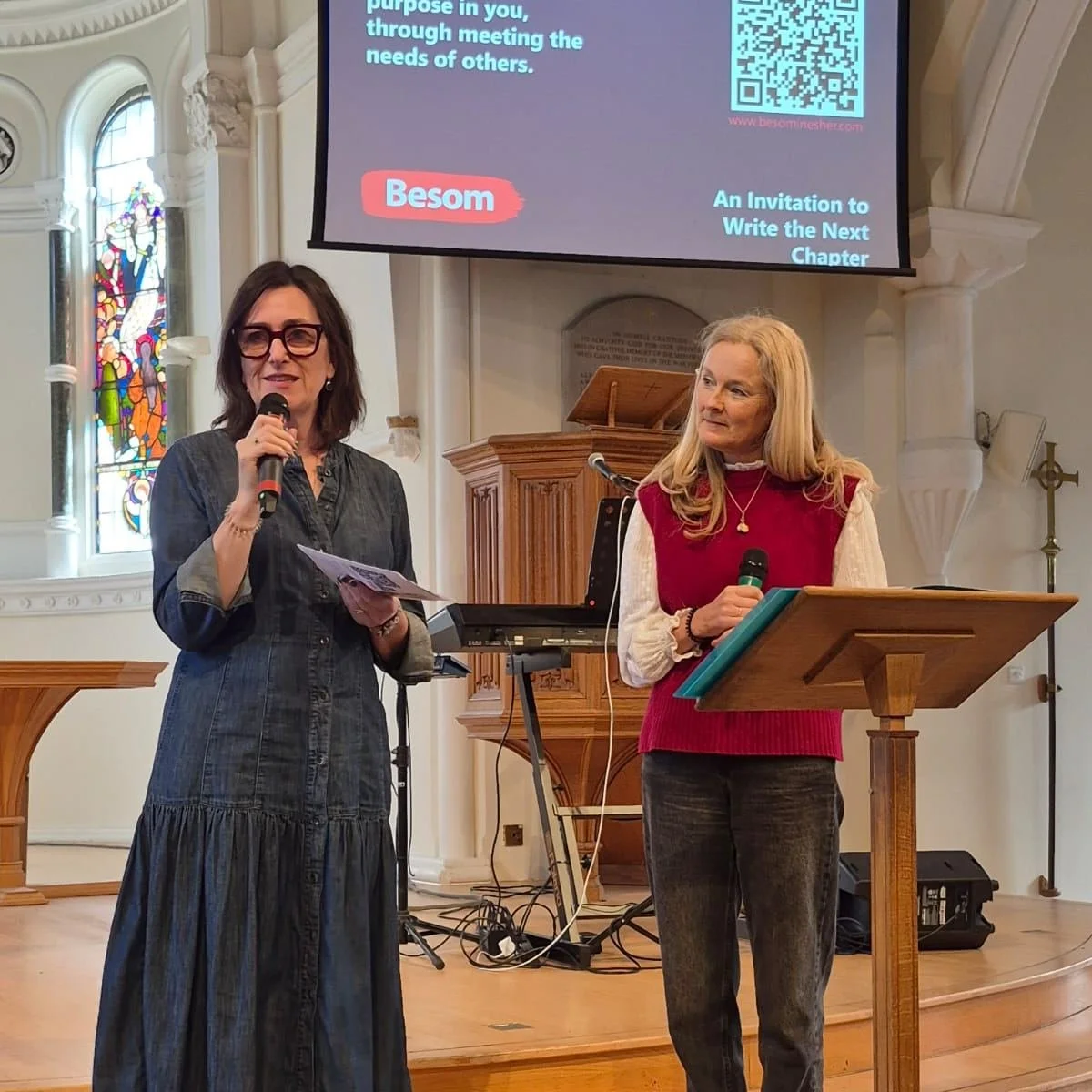 An invitation to serve the local community as we build a fresh team for a new chapter! 
@htclaygate made me very welcome at the 9.30am service yesterday as I shared about fresh opportunities to get involved with The Besom.  The sermon teaching on Jes