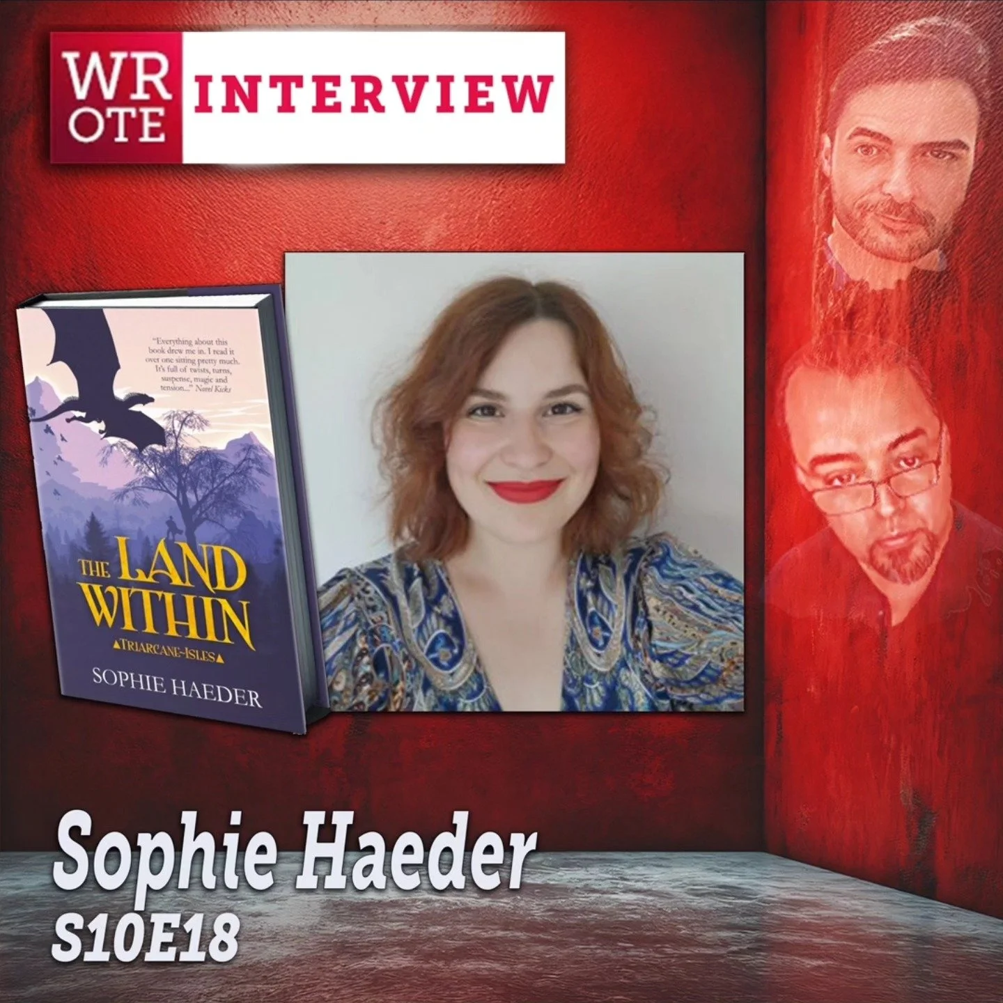 Listen to my interview with @wrotepodcast ! It was such a pleasure chatting with them about The Land Within! 🥰
There might be some big news about book two in there too. 😏✨ 

🔗 Link in Bio!

#wrote #wrotepodcast #TheLandWithin #interview #AuthorLif
