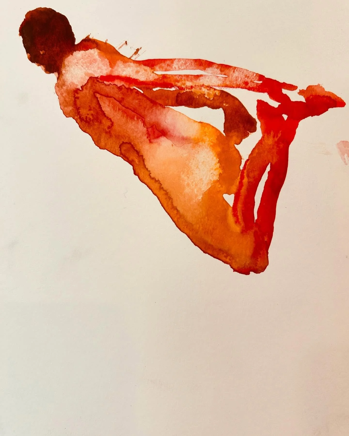 Double teamed @stephanie_herself @strakyhutch with BAMFERS @s.bamf_ @camposmartin030 today. Wow and thank you!  #watercolorexperiment #okiknowitsweird#distortion #quickposes #zoomdrawing #markmaking #washingtonstudioschool