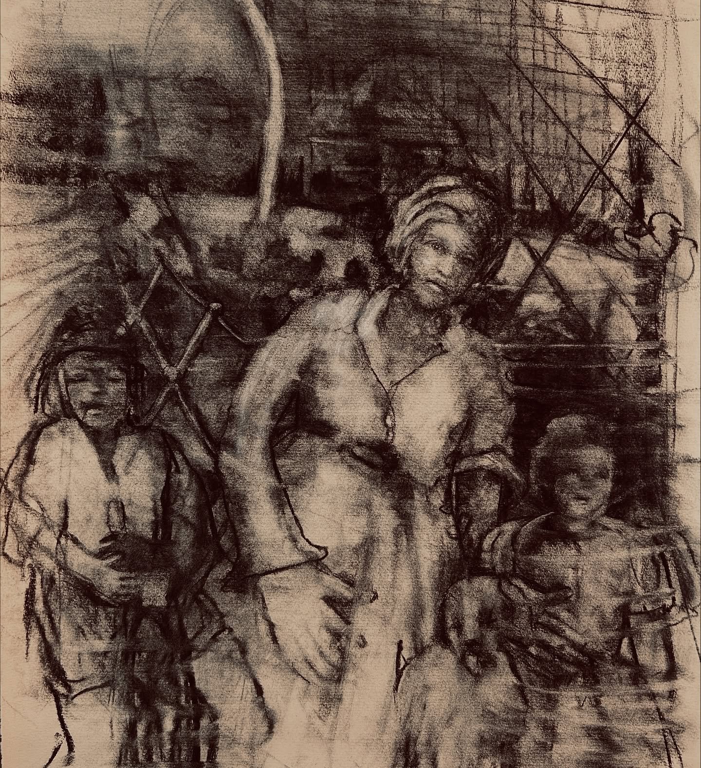 My dream people&hellip;dreamscapes. What happens if I just start drawing with no reference and no premeditated plan?  If I&rsquo;m making it up, letting it emerge, where is it coming from?

&ldquo;What is most personal is most universal.&rdquo; Carl 