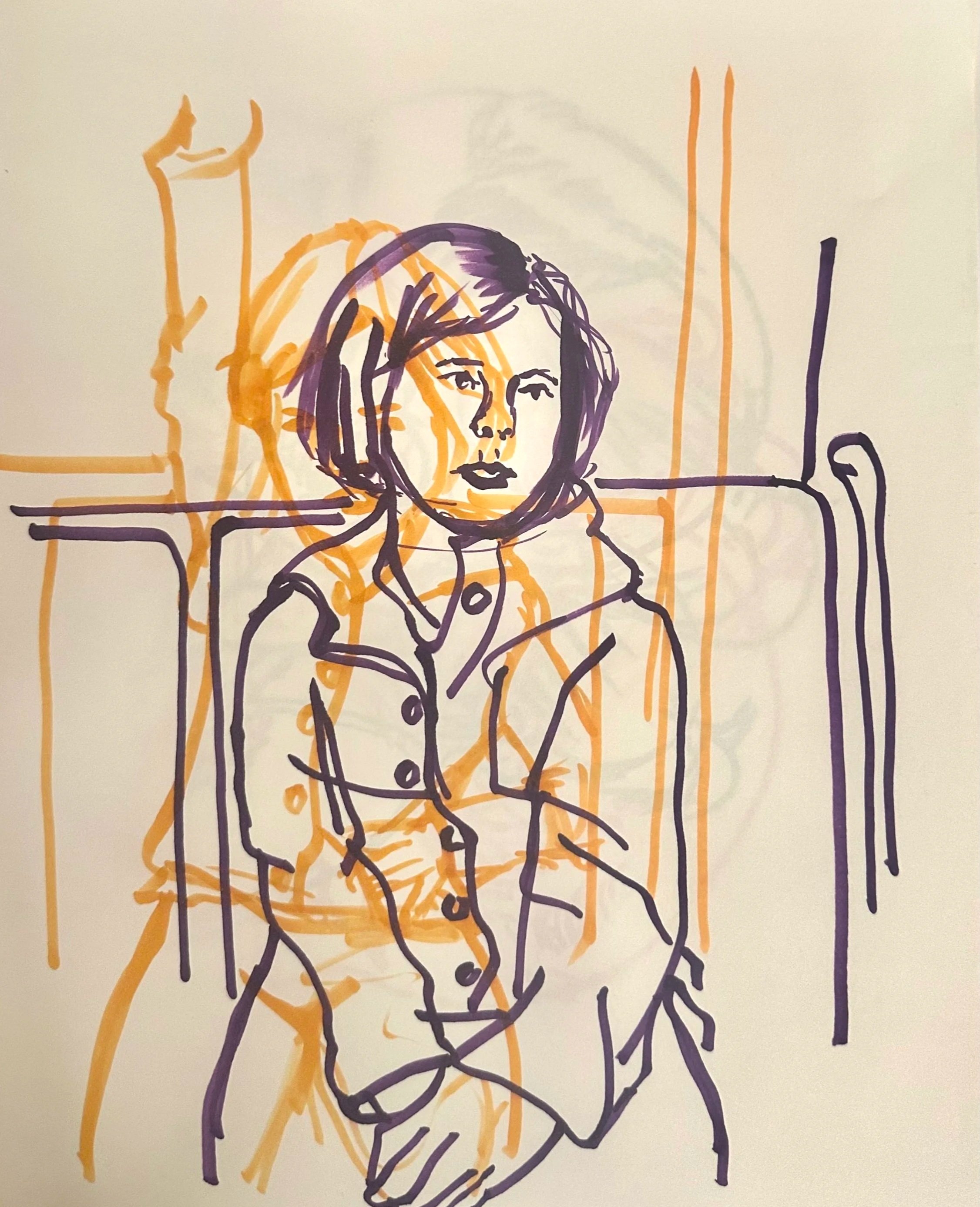 Study, Alcohol Markers, 18 x 13 in