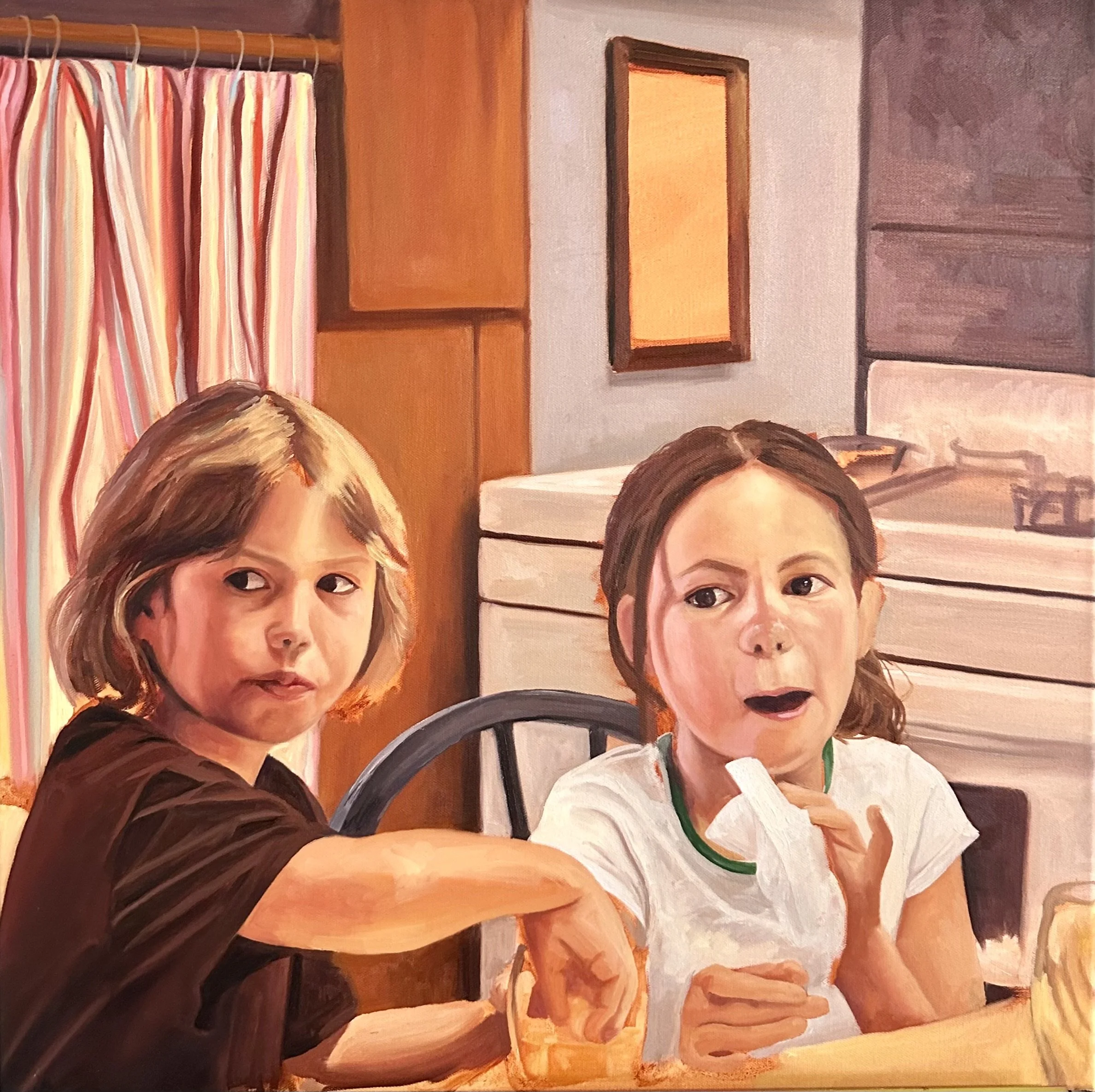 Untitled (unfinished), Oil on Canvas, 24x24 inch, 2025