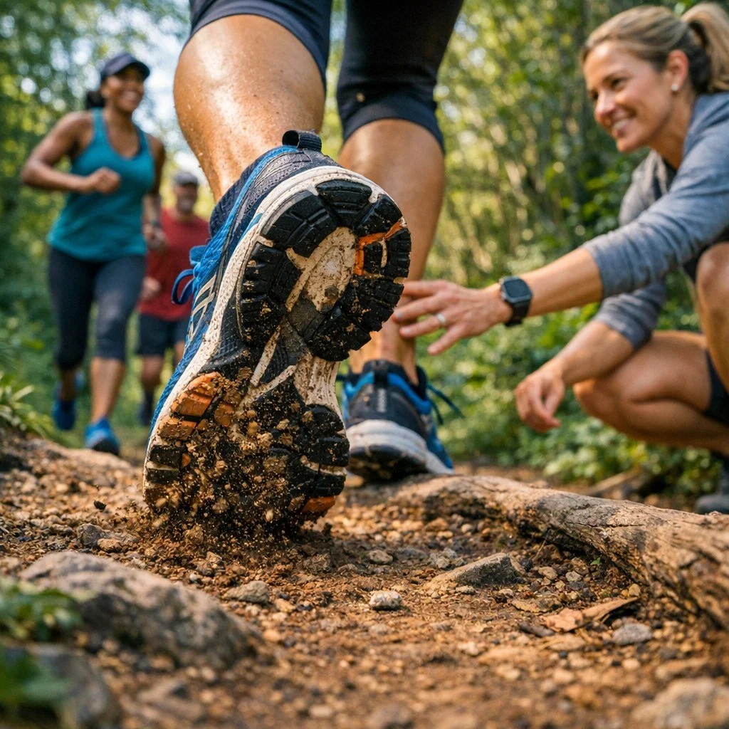 Before you hit the trails, make sure you&rsquo;re laced up in trail running shoes! The right footwear makes all the difference in safety, comfort, and confidence for every rugged stride. Ready to take on new terrain? #TrailRunning #SusieKleinWellness