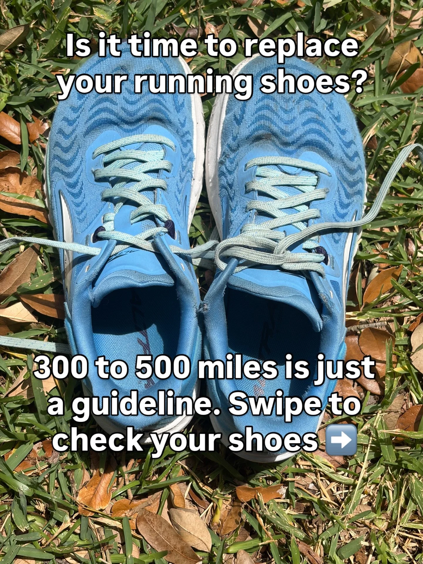 Time for new running shoes? 

The cushioning that protects your joints breaks down with every mile. Don&rsquo;t wait for knee pain or shin splints to tell you it&rsquo;s time. Use these clues to know when it&rsquo;s time to replace your shoes and kee