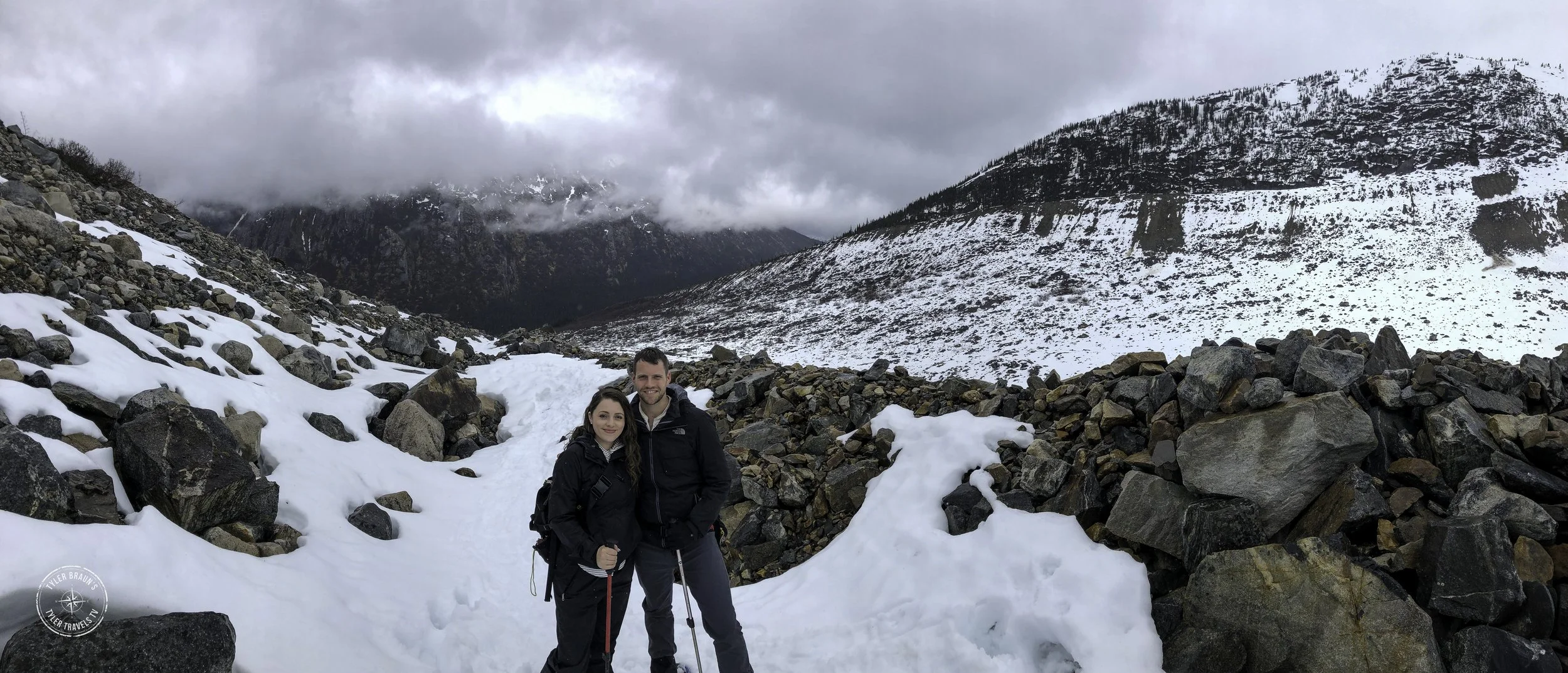 Temperate forest one minute, snowy glacier hike the next.