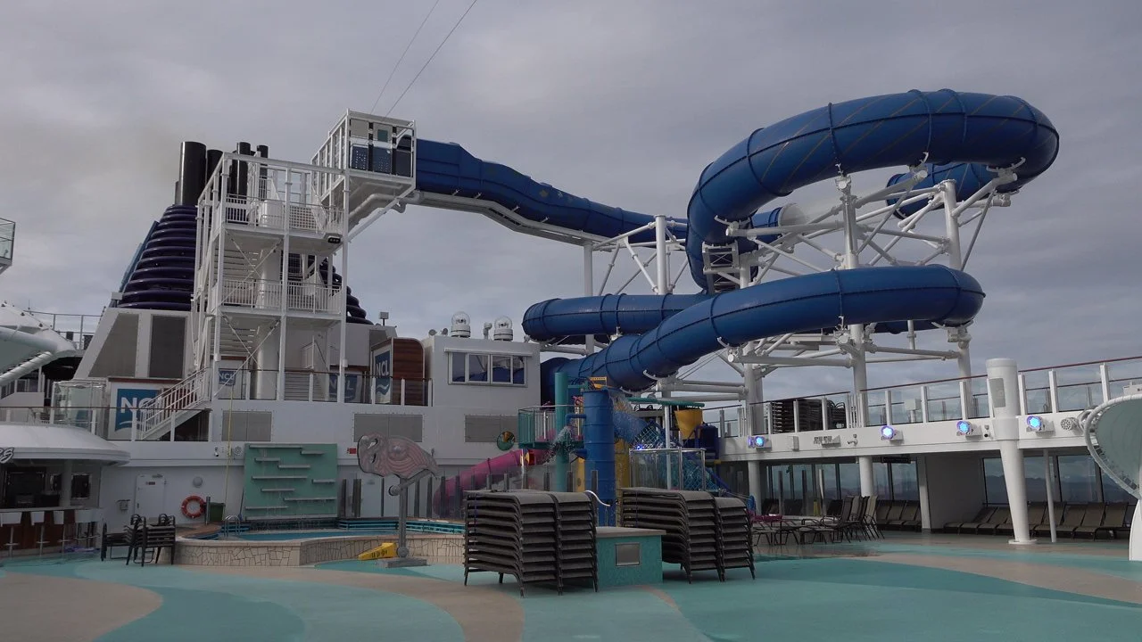 Slides on the Norwegian Bliss 