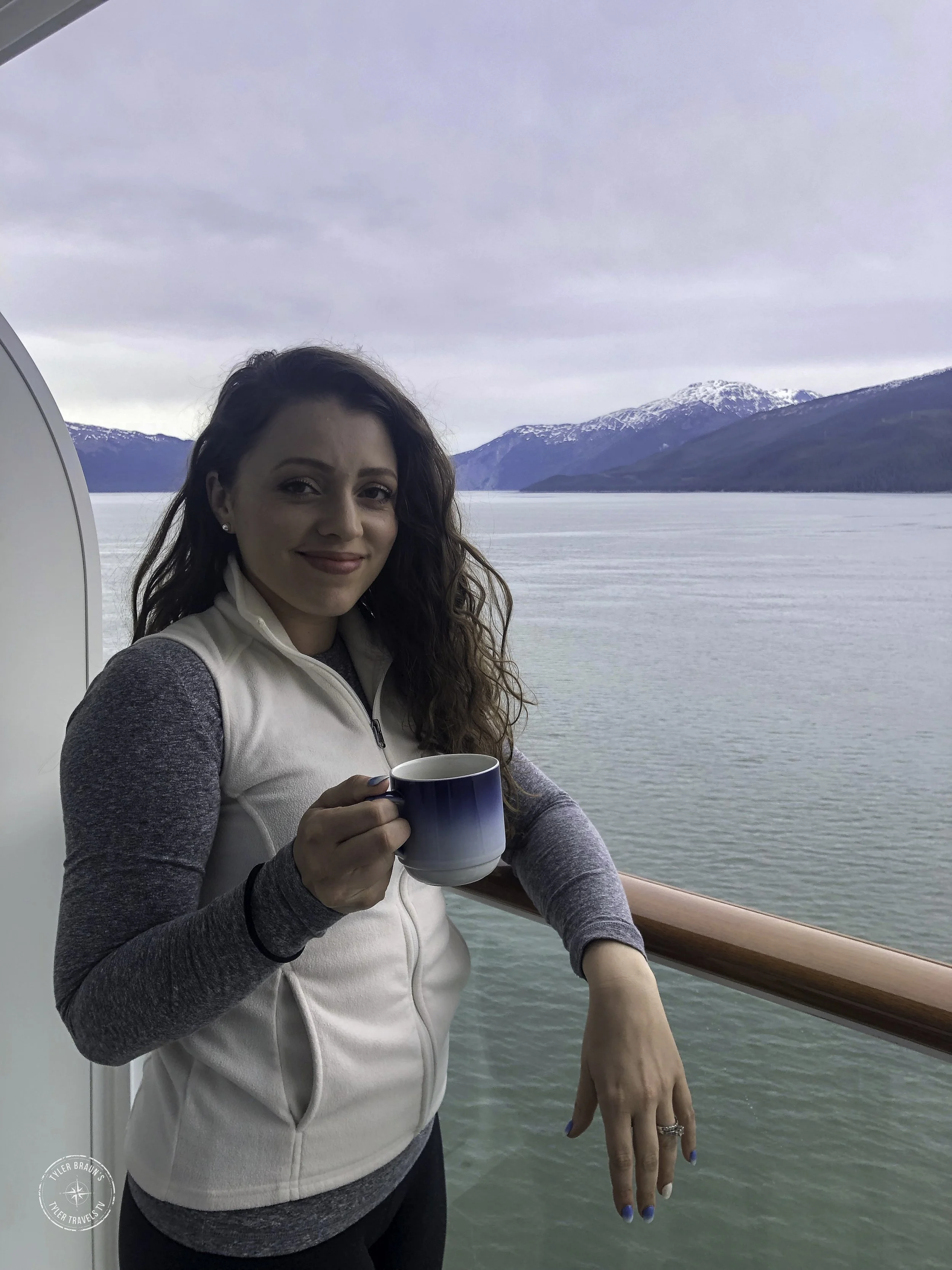 Drinking Some Terrible Onboard Coffee with a Nice View