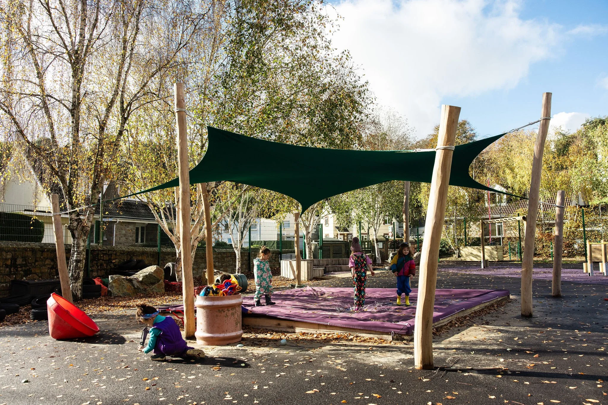 Custom made sail Grands Vaux school - Jersey 2025 