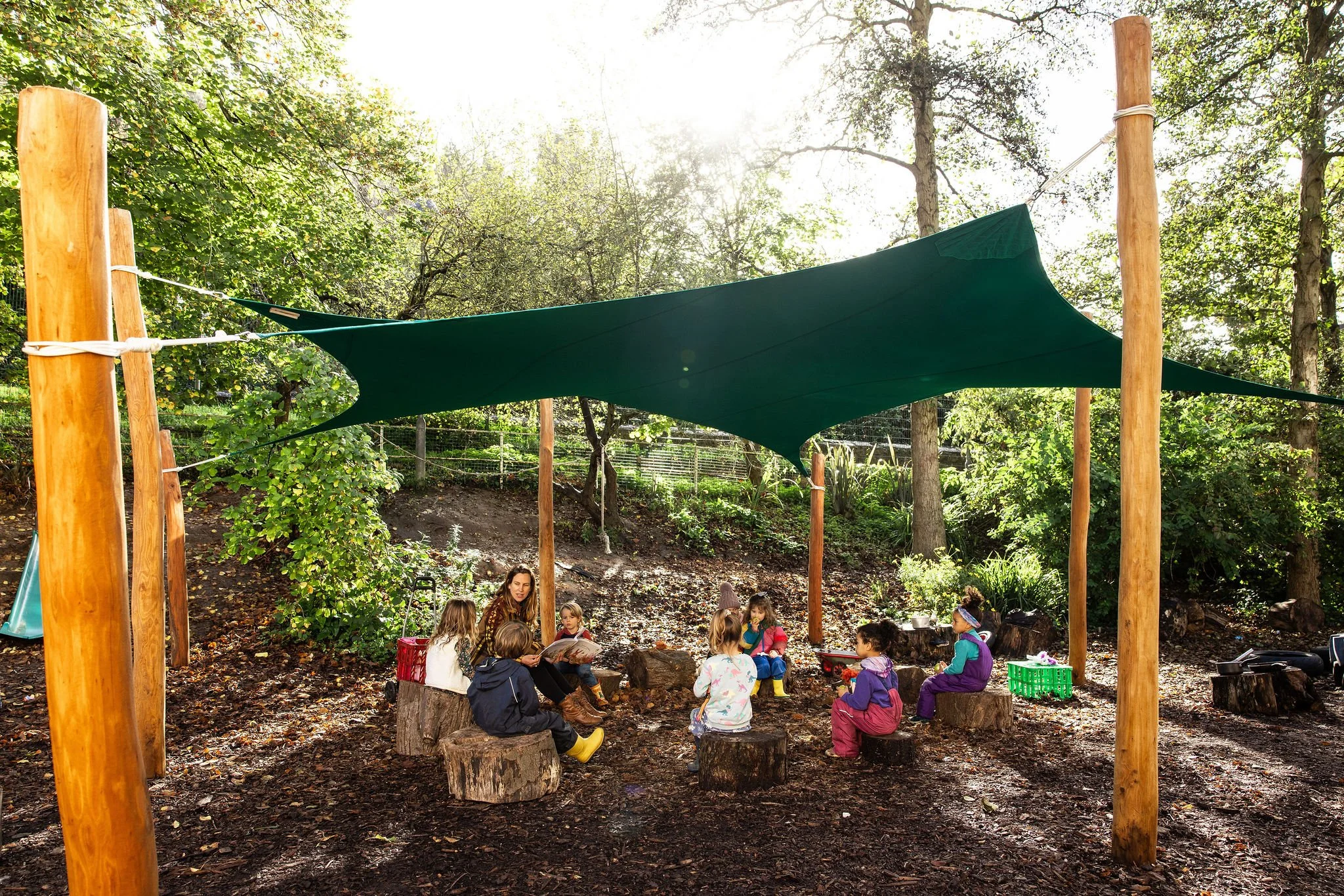 Custom made sail Grands Vaux school - Jersey 2025 