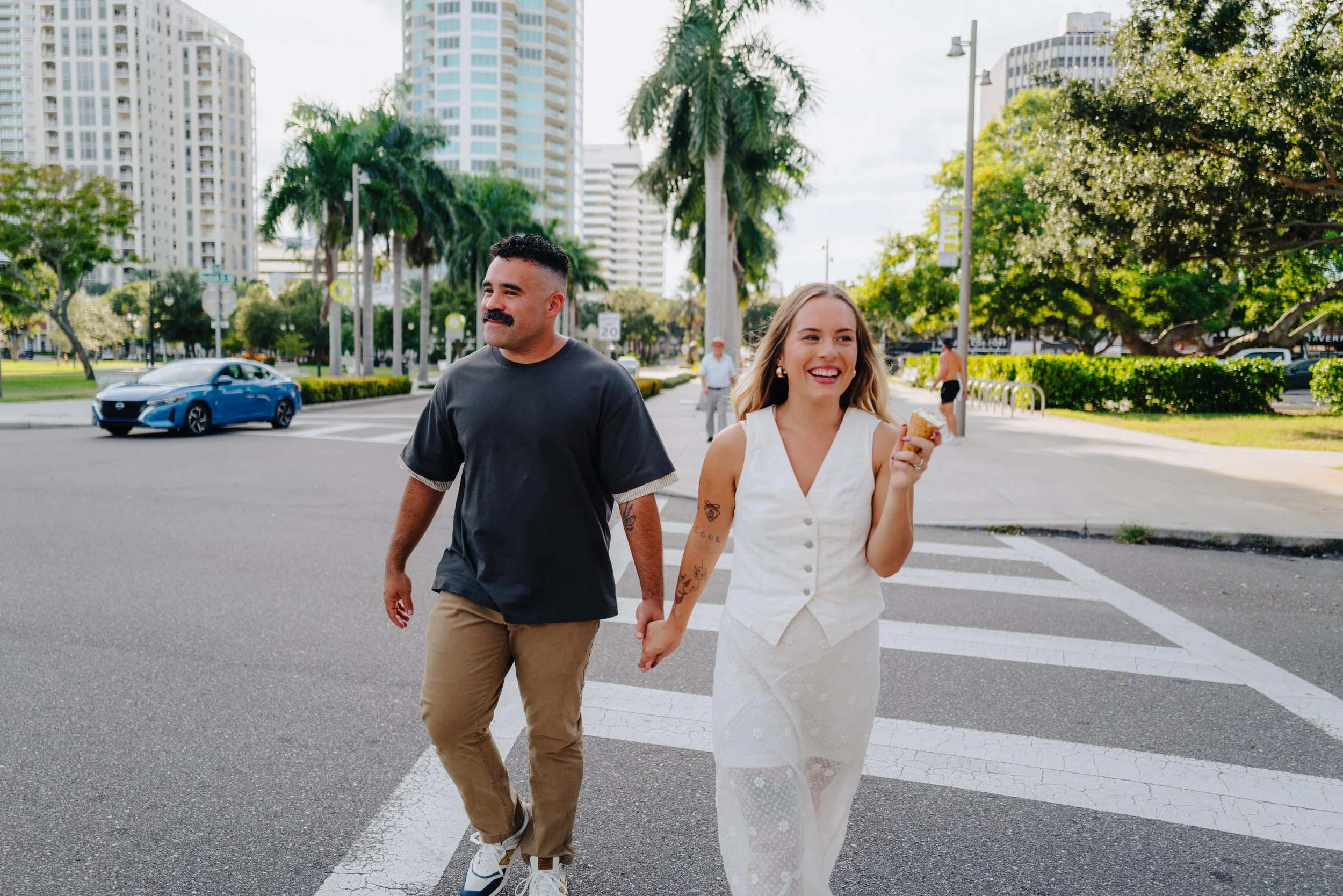 A Relaxed St. Pete Pier Engagement Through the Eyes of a St. Pete Wedding Photographer