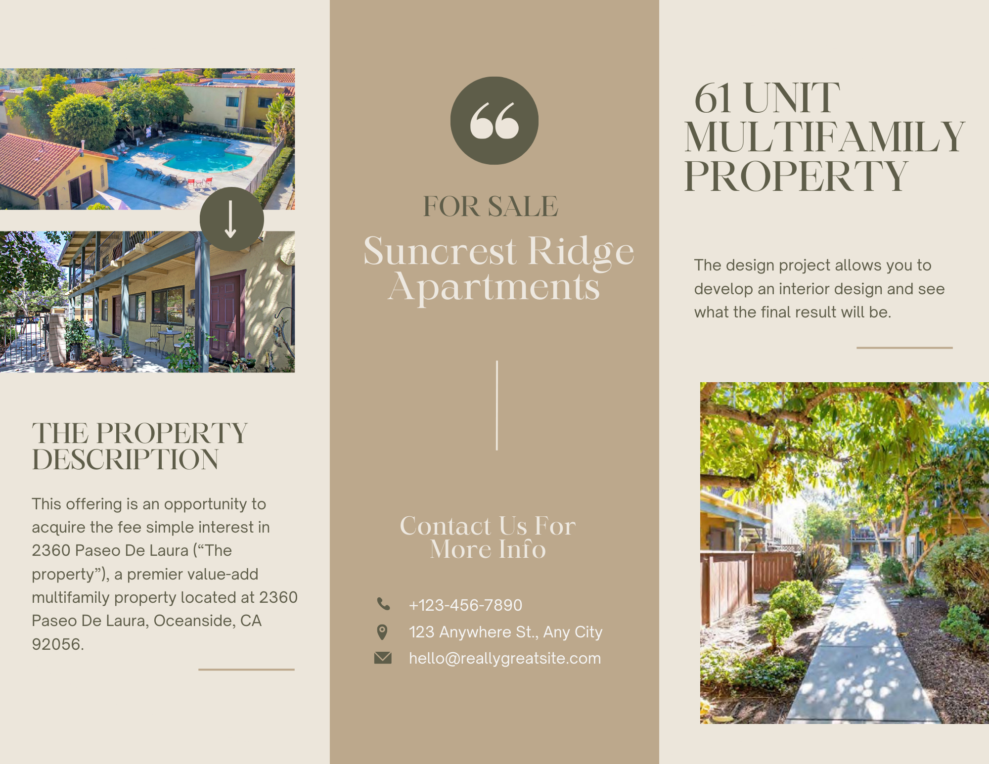 Trifold Brochure Design