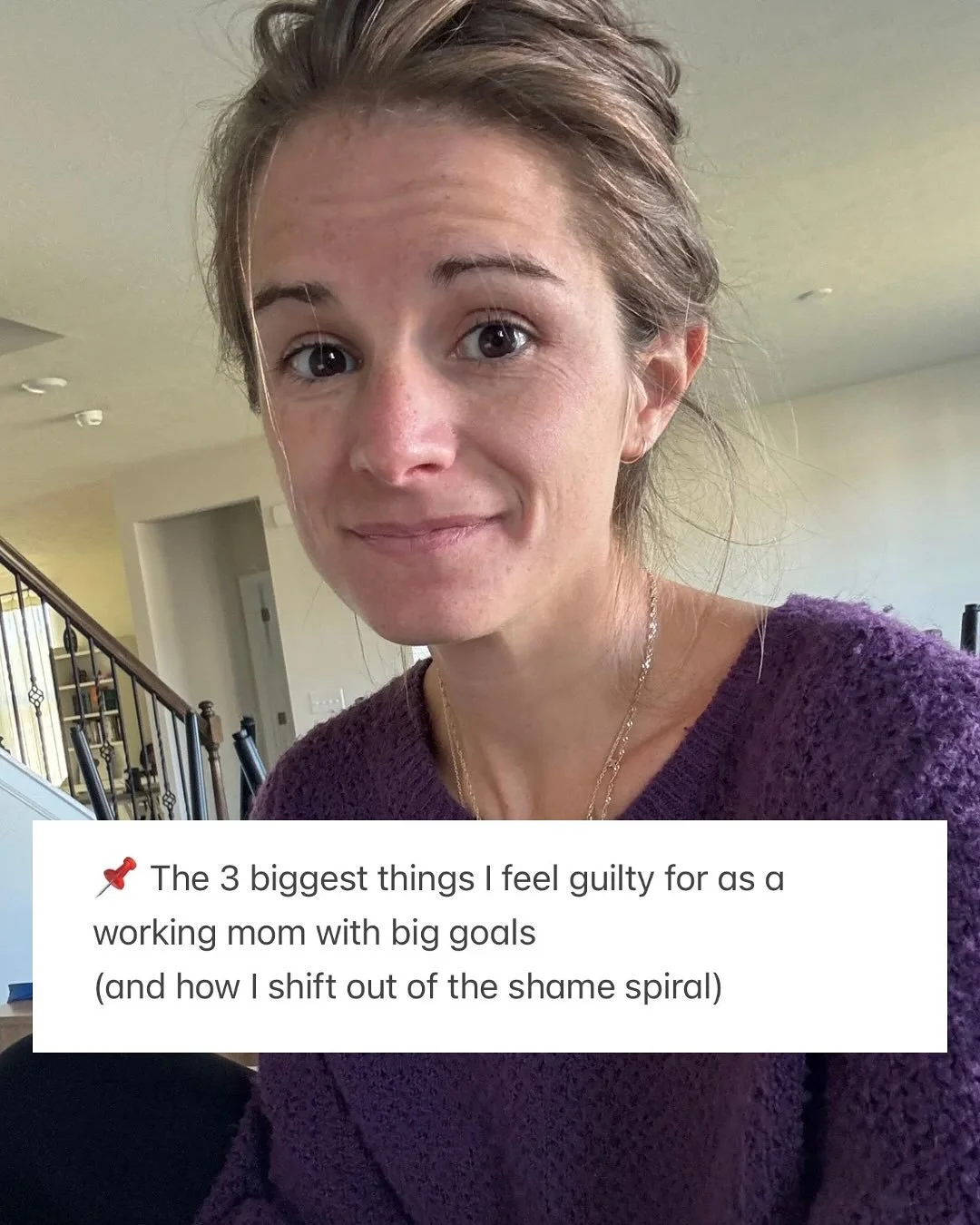 Working mom guilt hits hard &mdash; especially when you have big goals and a big heart 💛

But it&rsquo;s not bad to feel guilty
I still feel guilt, but...
It doesn&rsquo;t run my day

It&rsquo;s what you do with it that either drives you&hellip; or 