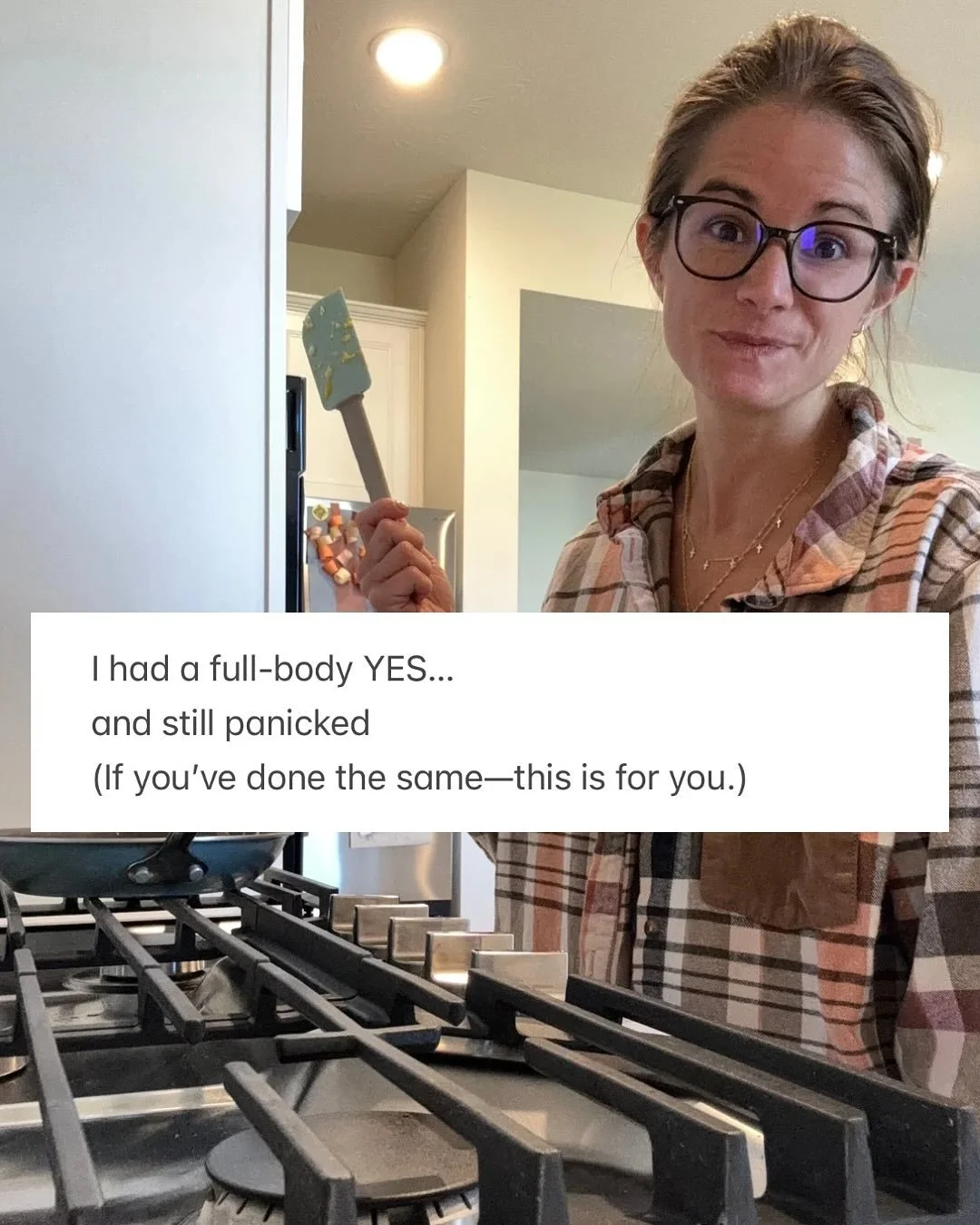 Fear doesn&rsquo;t always mean stop
Sometimes it just means this matters

👉🏼 Swipe through to see what shifted my spiral&mdash;and why I said yes anyway