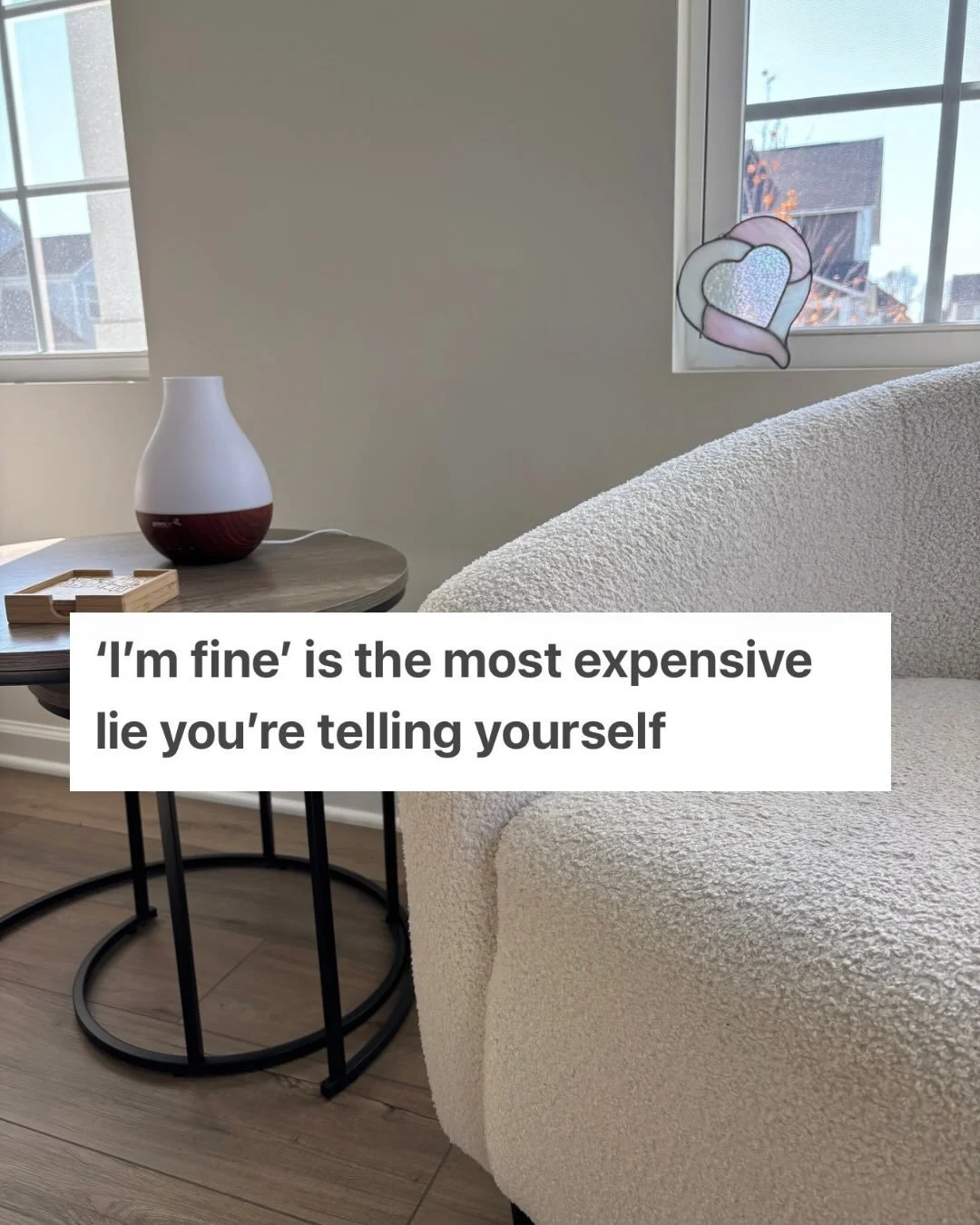 Functioning isn&rsquo;t the flex you think it is

Not when it costs your patience
Your presence
Your peace

&lsquo;I&rsquo;m fine&rsquo; might keep things moving&mdash;
but it&rsquo;s expensive

In Power Mom you learn the systems that help to rewire 