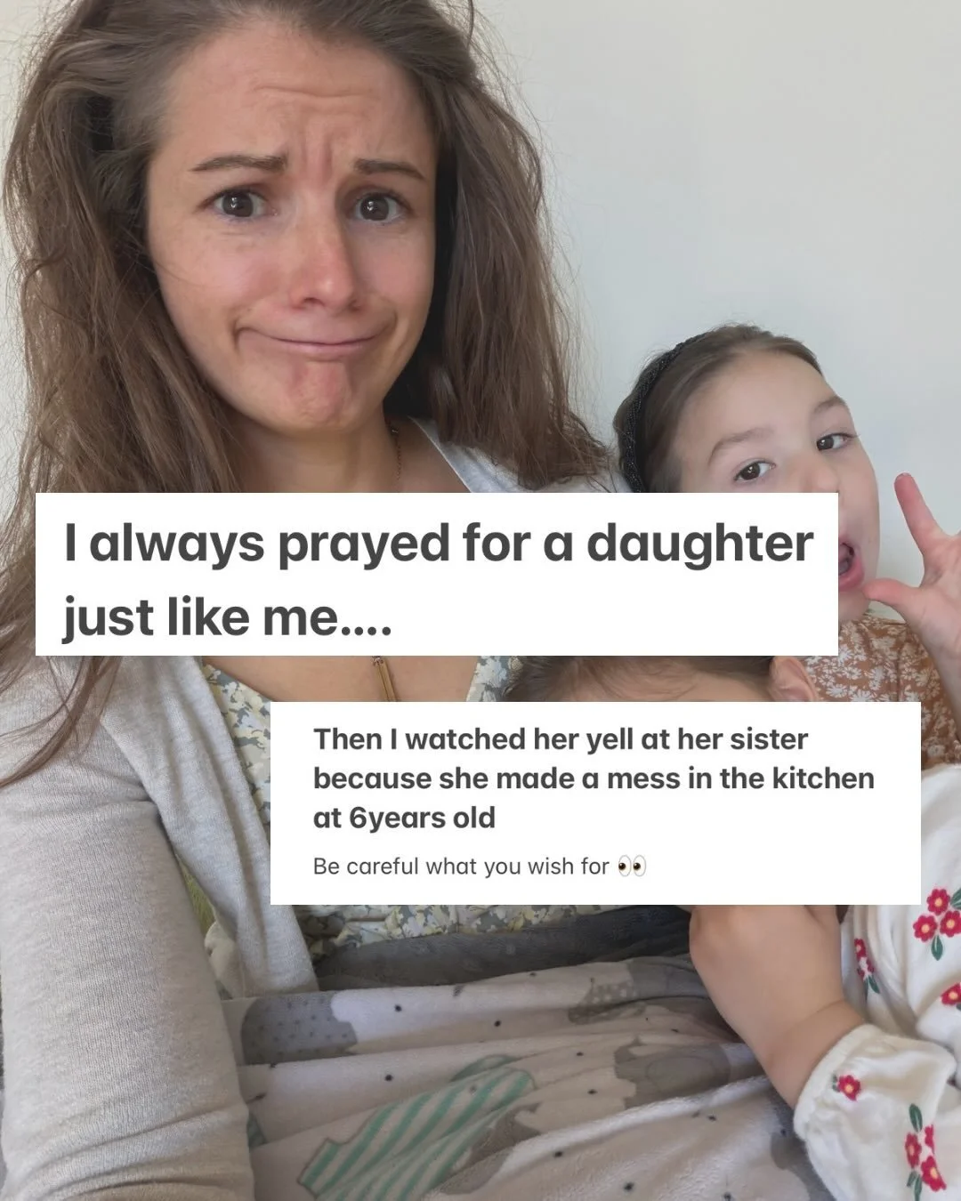 She&rsquo;s not listening to your advice
She&rsquo;s watching 👀

How you handle stress
How you talk about yourself
Whether &lsquo;I&rsquo;m fine&rsquo; really means you&rsquo;re fine

The way you live your life becomes her playbook