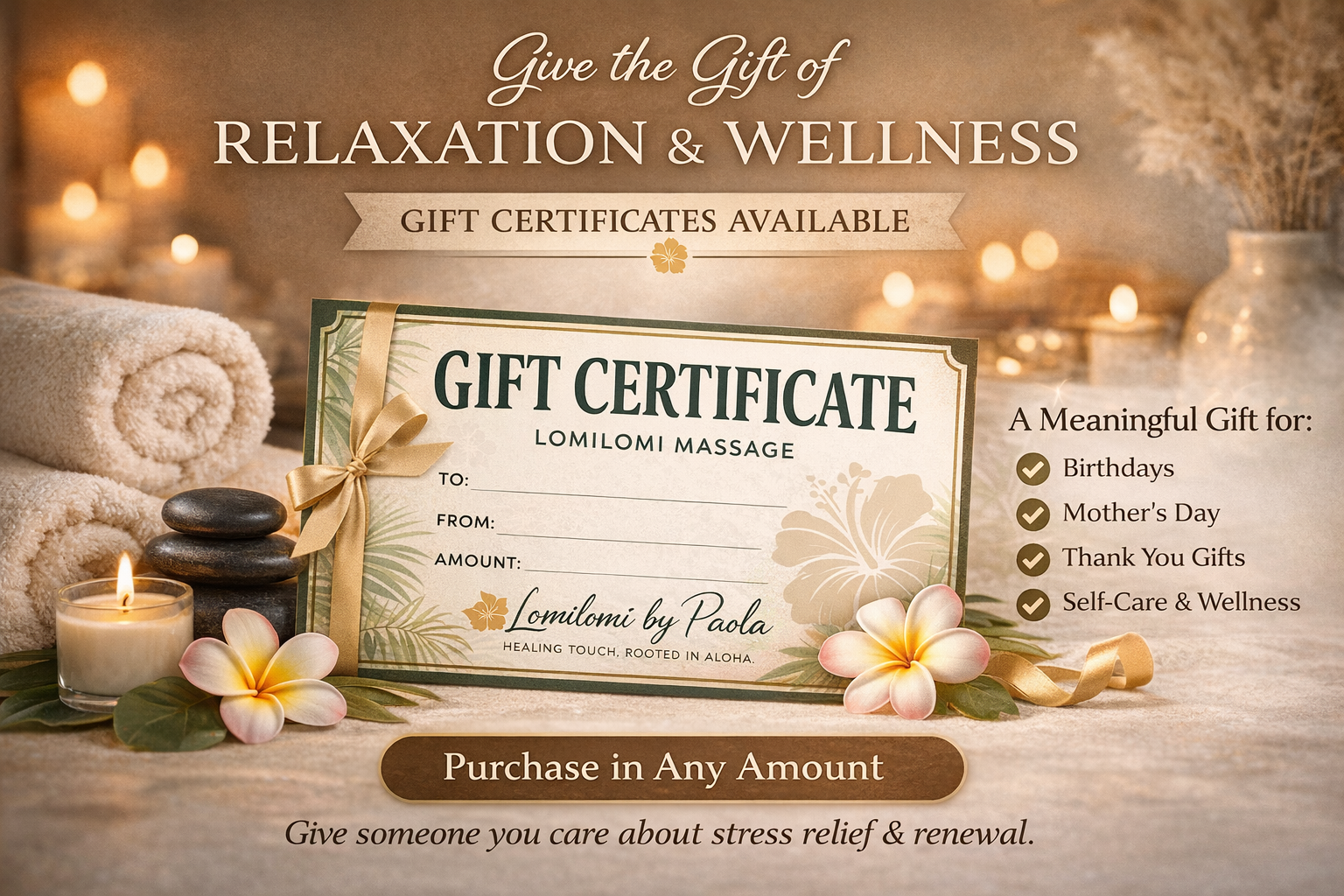 GIFT CERTIFICATE