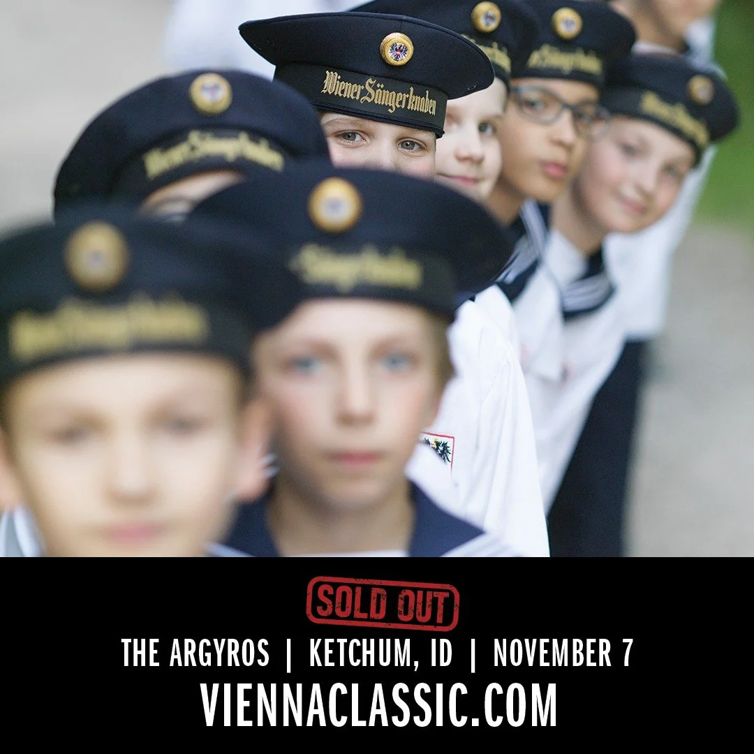 The Vienna Boys Choir performance at the Argyros Performing Arts Center on November 7th is now officially sold out. We look forward to seeing everyone there for this special evening.
