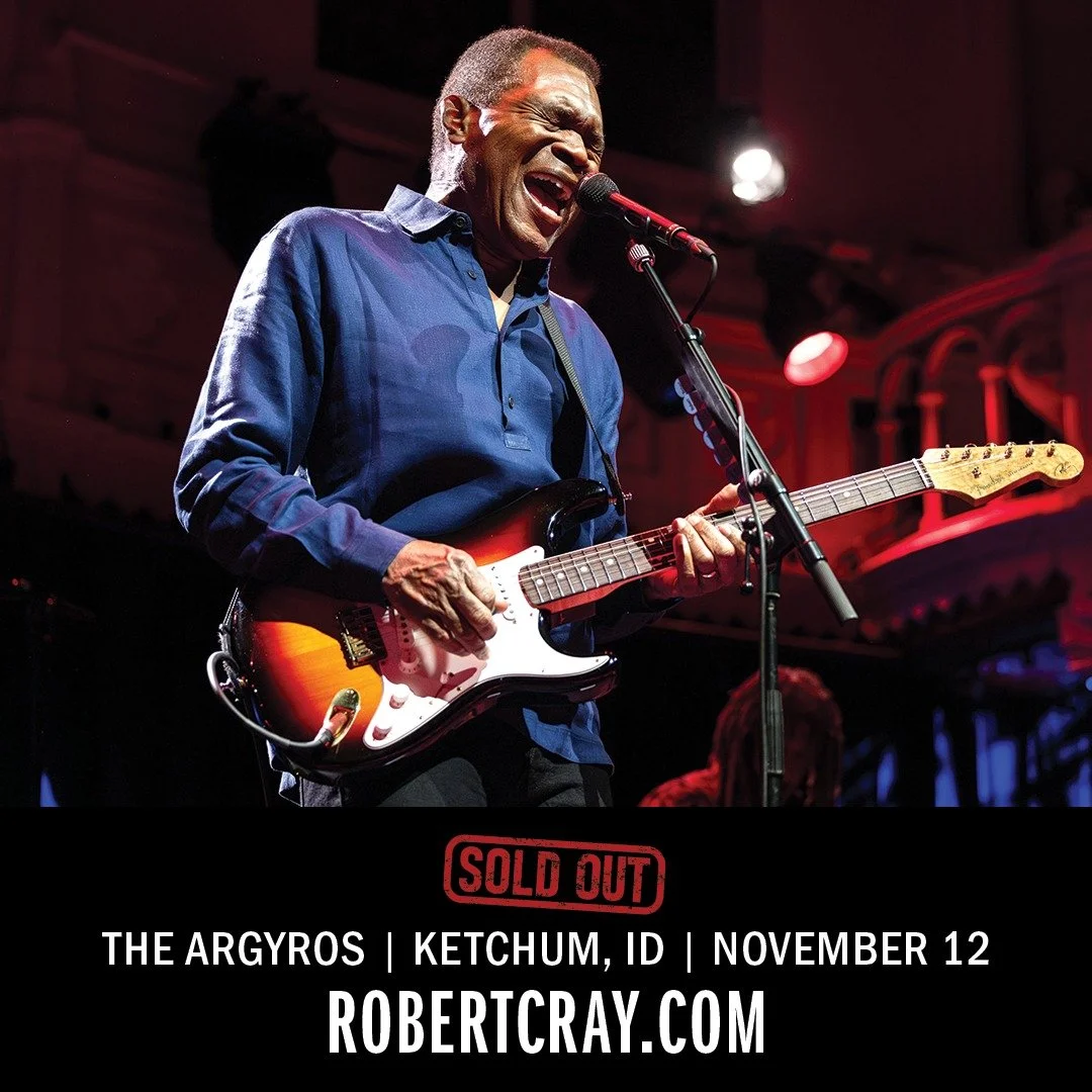 The Robert Cray Band on November 12 is officially sold out! Thanks to everyone for the incredible support. We can't wait to see you there!