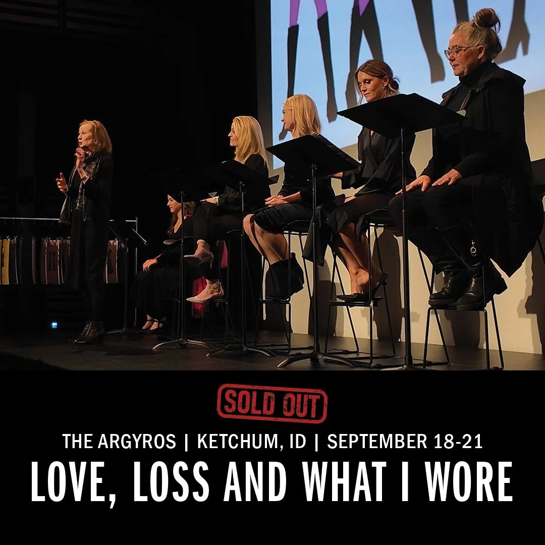The response to our staged reading of Love, Loss, and What I Wore has been wonderful. We're excited to share that the entire run is sold out! Our first performance kicks off tomorrow, and a huge thank you to our partners at @sawtoothproductions for t