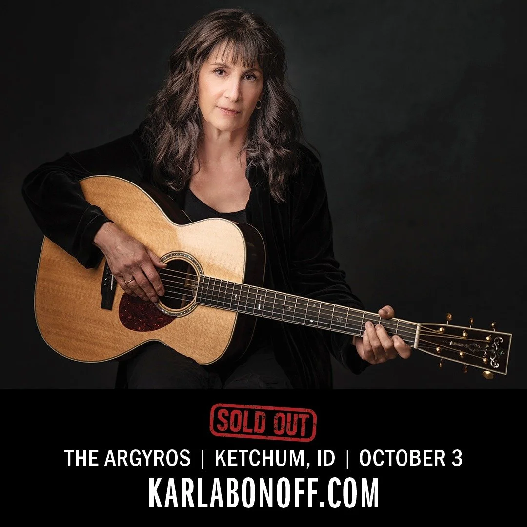 The Argyros is officially at capacity for tonight's performance by Karla Bonoff. Thanks to everyone for the overwhelming support!