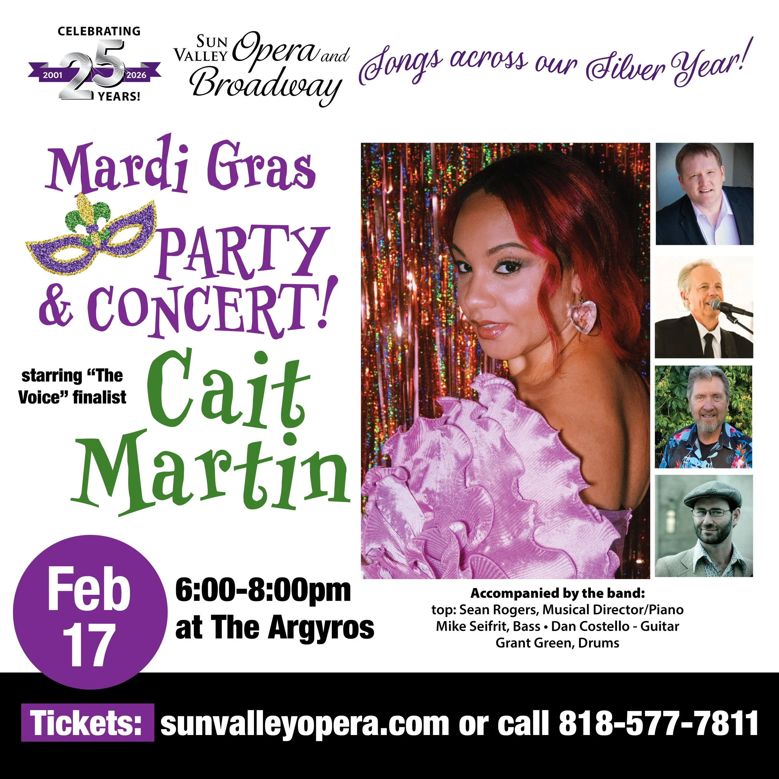 Mardi Gras Concert and Party 