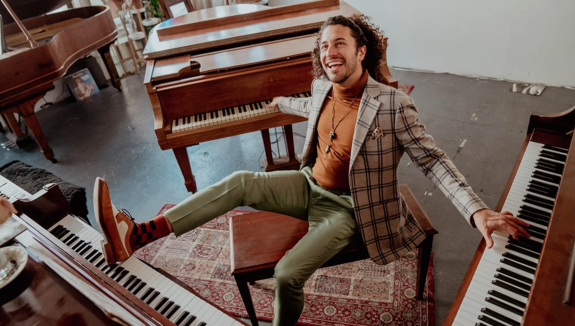 Tomorrow night, come celebrate 100 years of genius with Miles &amp; Coltrane at 100, as Emmet Cohen brings the Jazz music of John Coltrane and Miles Davis back to life.

It's not too late to get tickets for @heyemmet! Grab yours now at theargyros.org