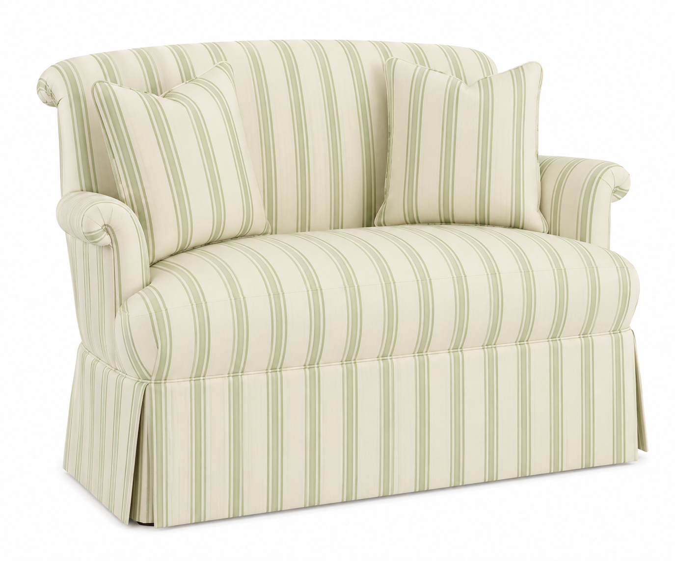 Fitzroy Skirted Settee - Orchard Suite 