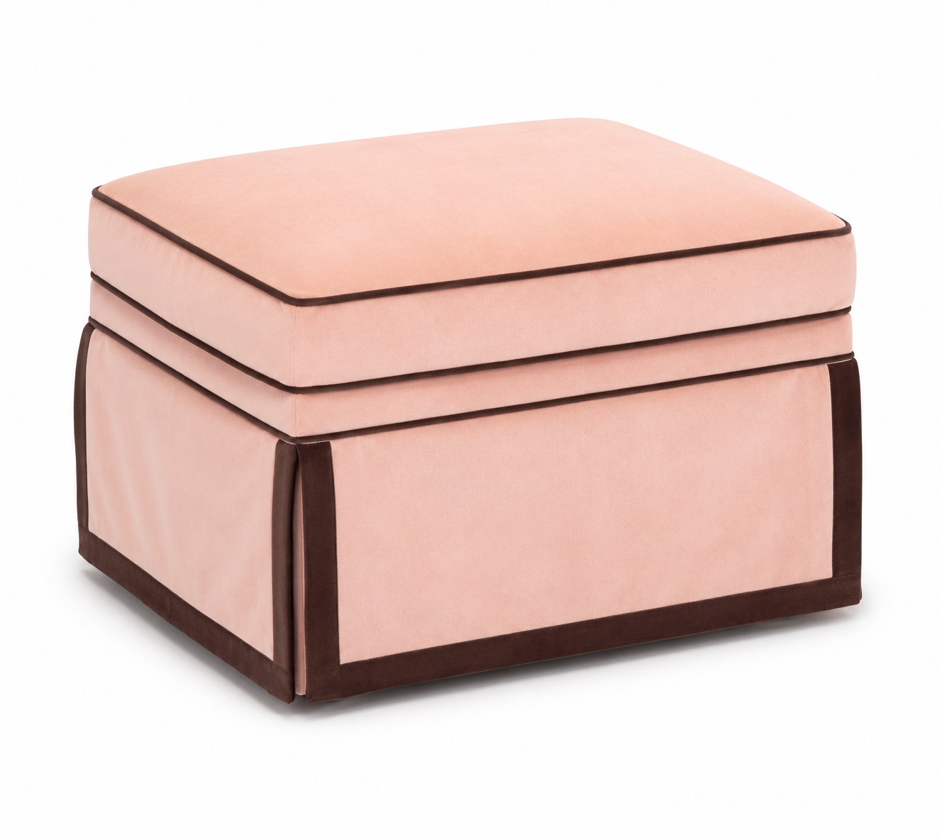 Ensemble Skirted Ottoman - Orchard Suite 