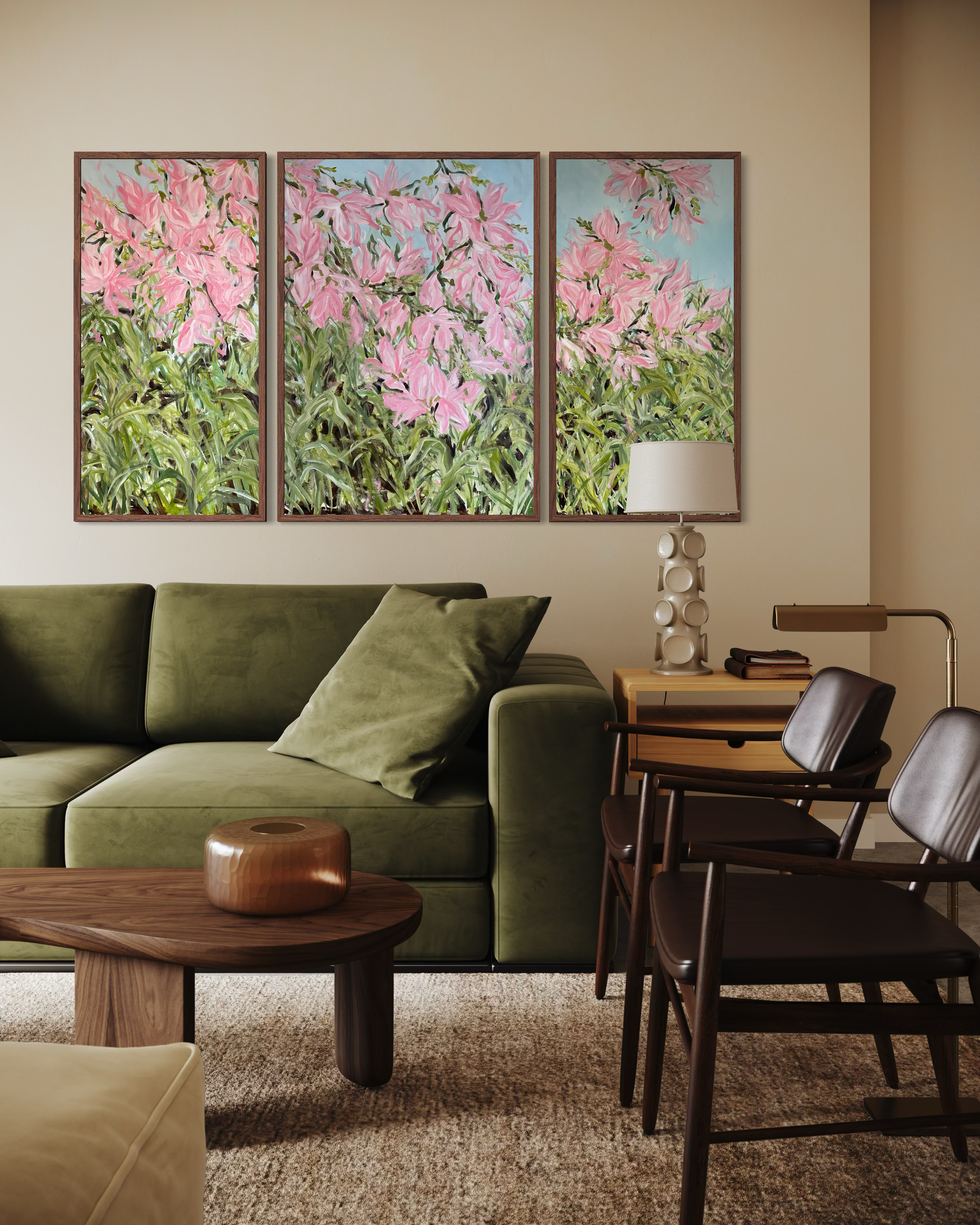 'Magnolia Dream' (triptych)