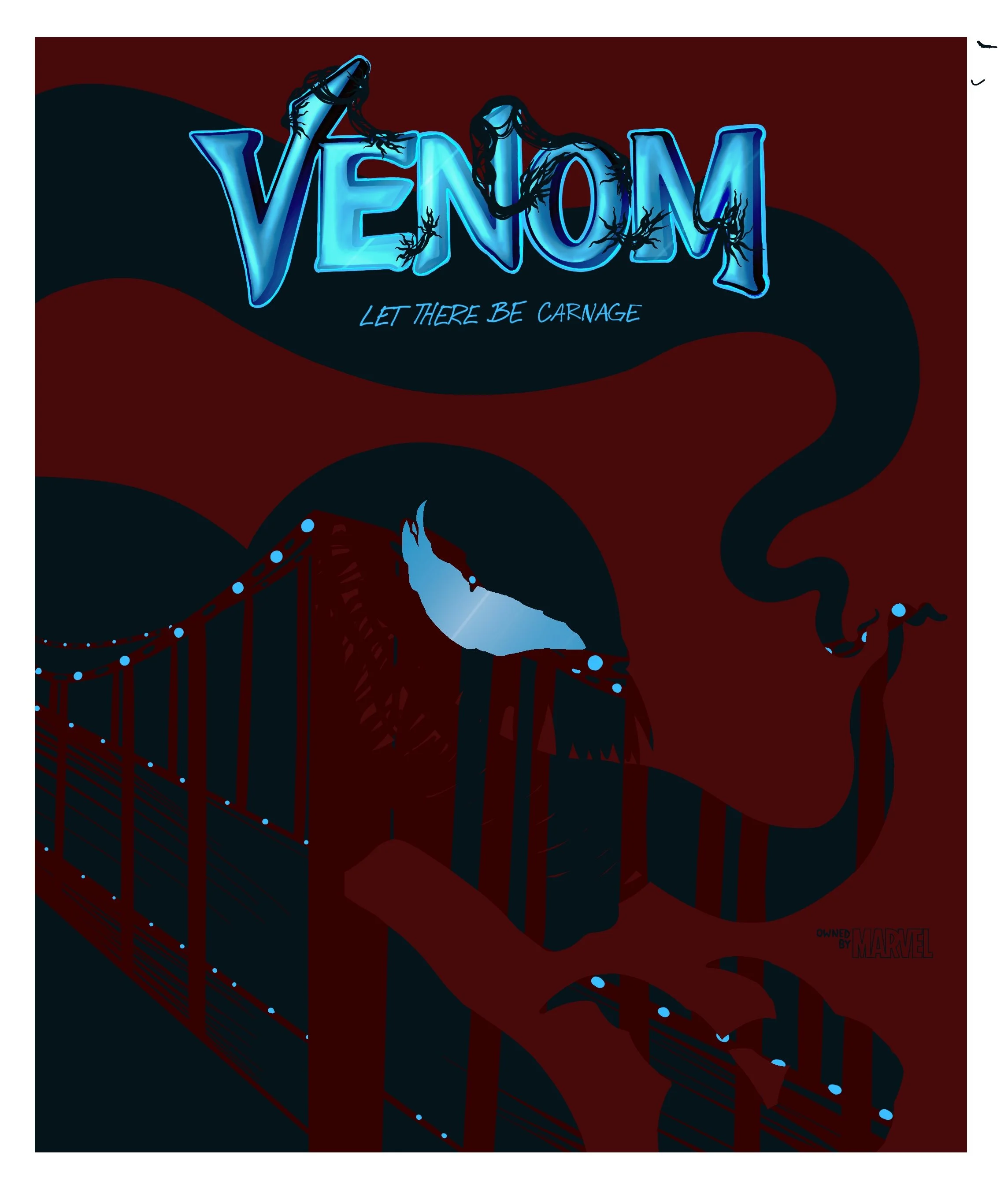 “Venom” movie poster redesign