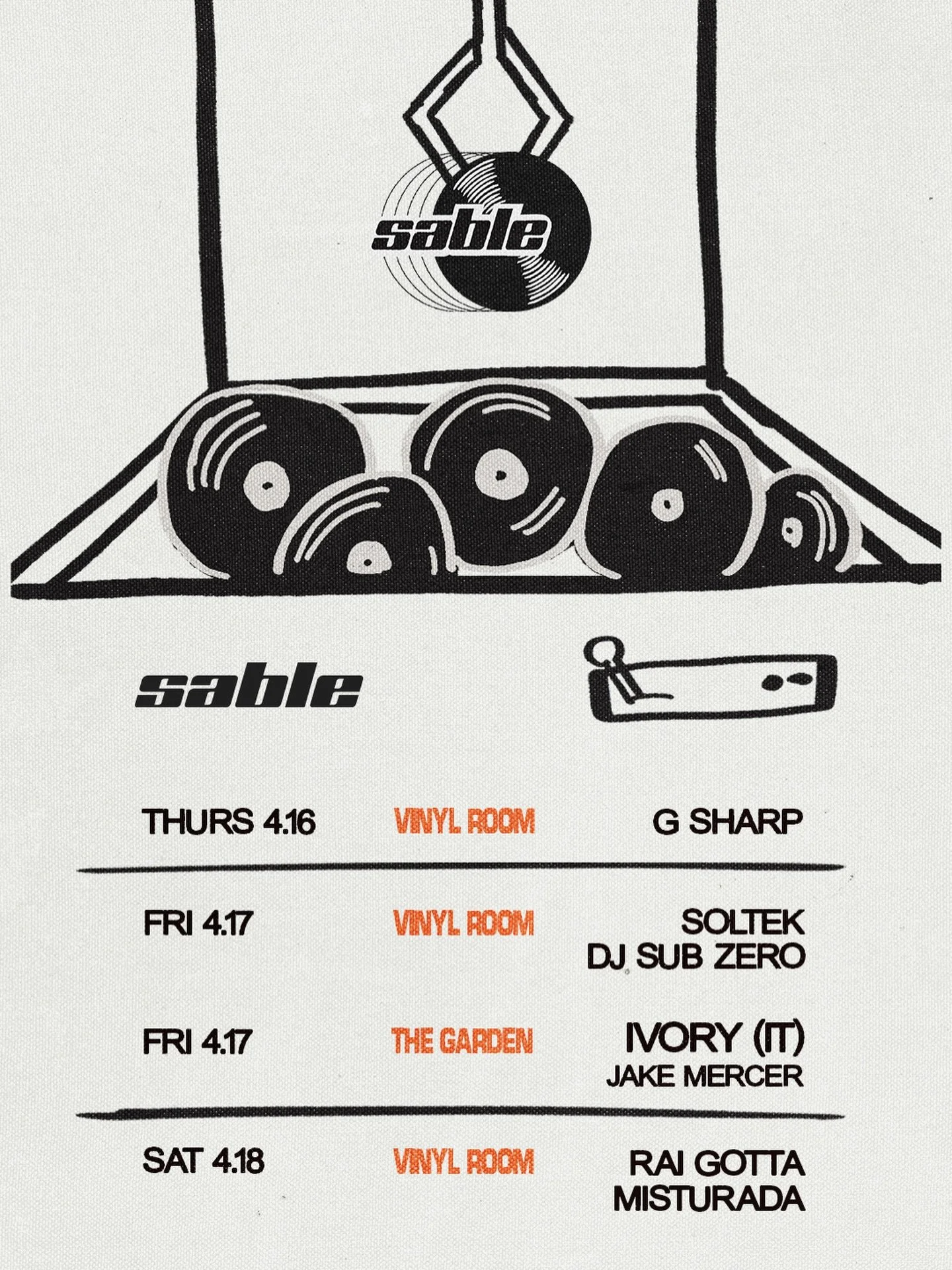 Excited to announce that I&rsquo;m officially working with @sablemiami ★  1st piece - hand drawn and digitally refined.