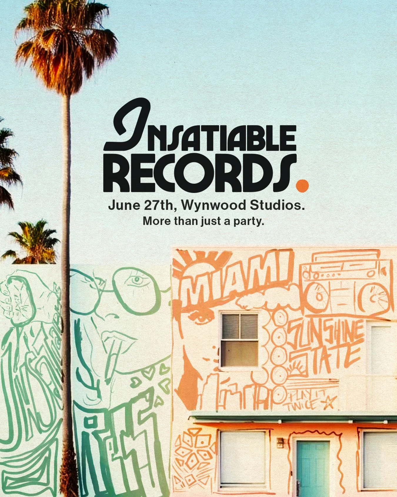 New branding project in the works >> @insatiablerecs 

Logo + Flyer design ⭐️