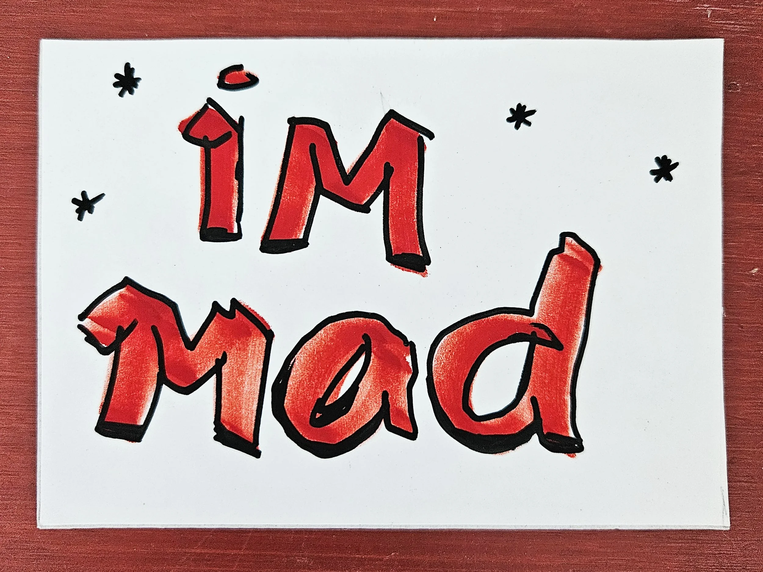 "I'm Mad" Sticker