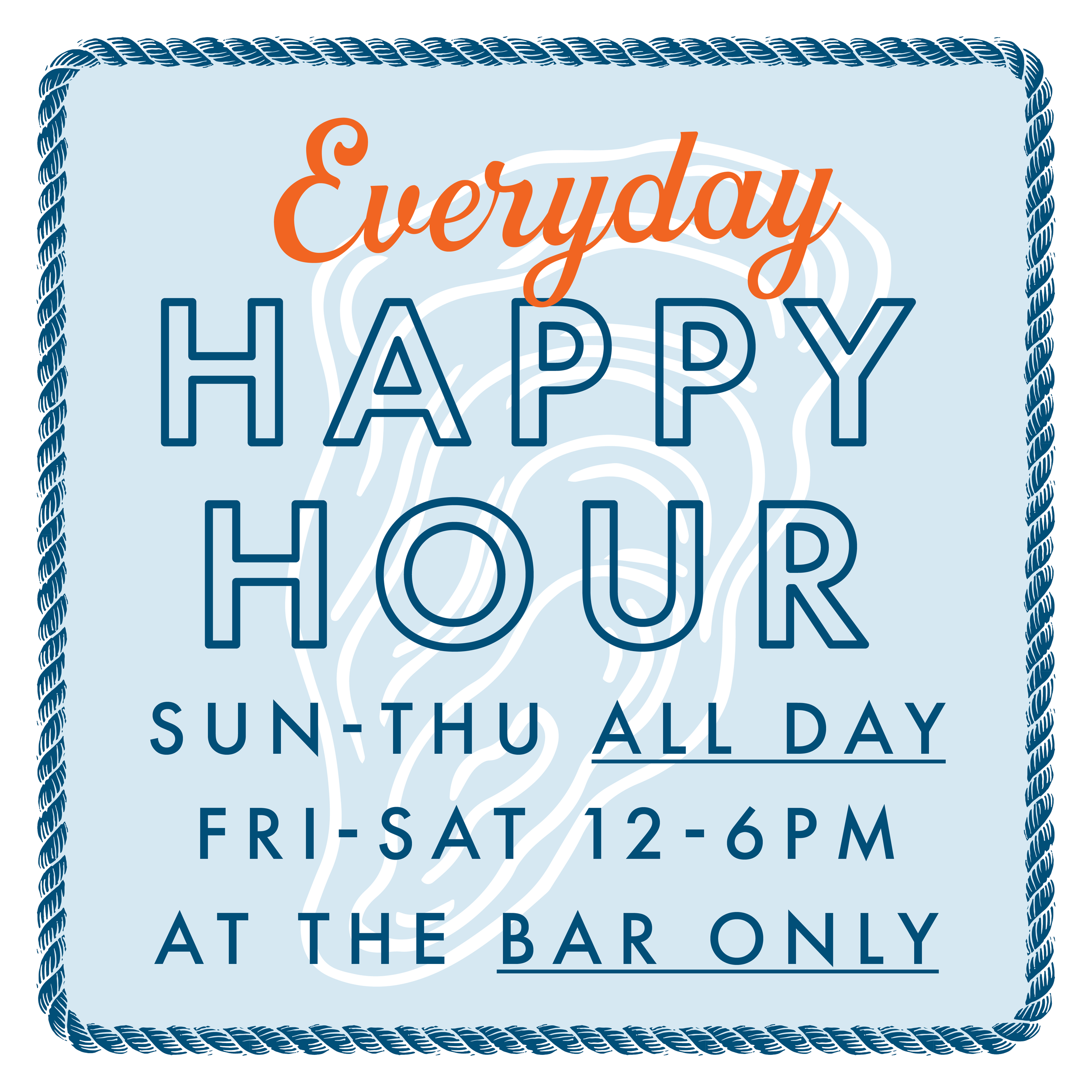 Water Street Everyday Happy Hour