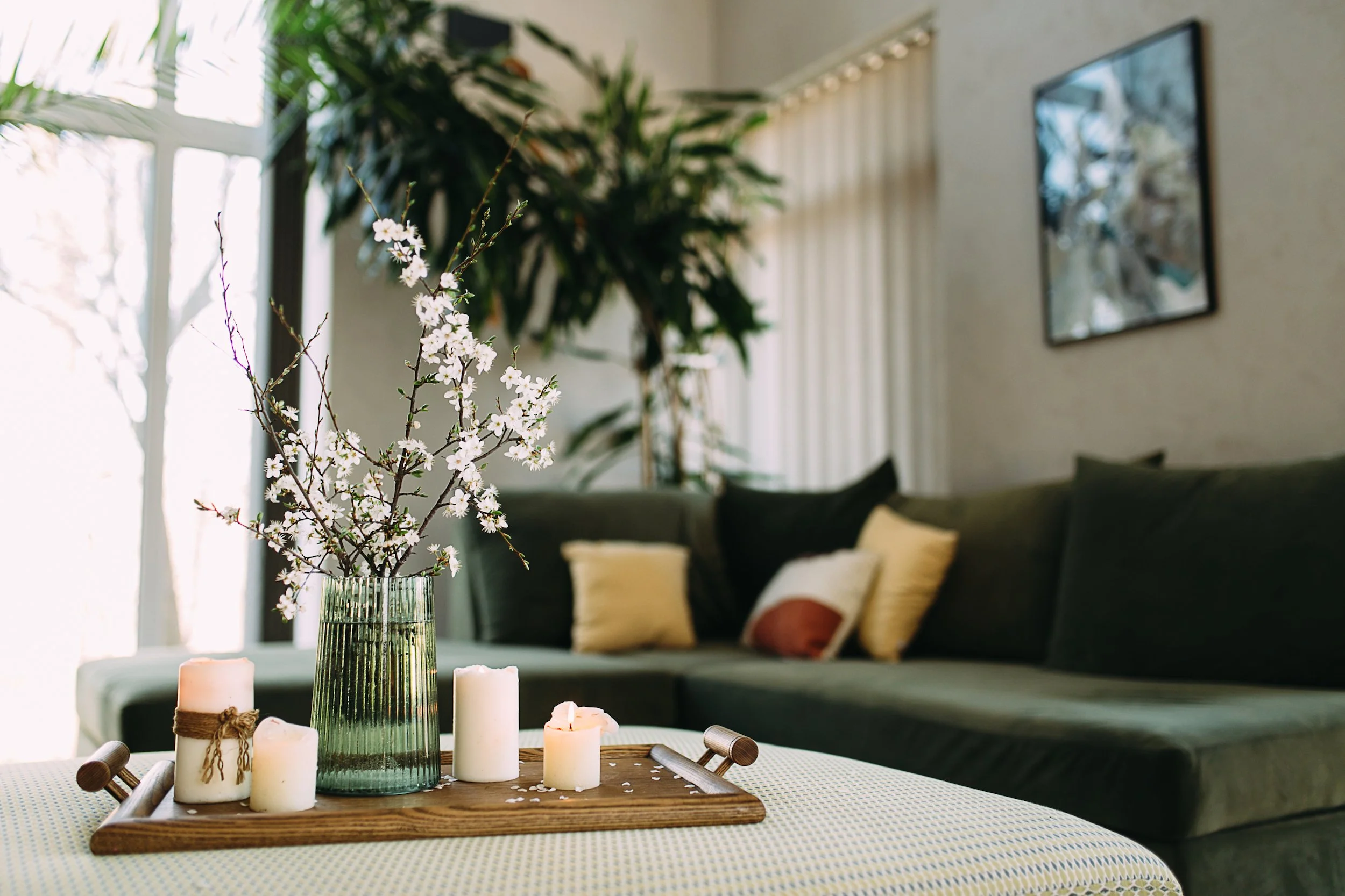 Cathi Anne - Candles in Living Room