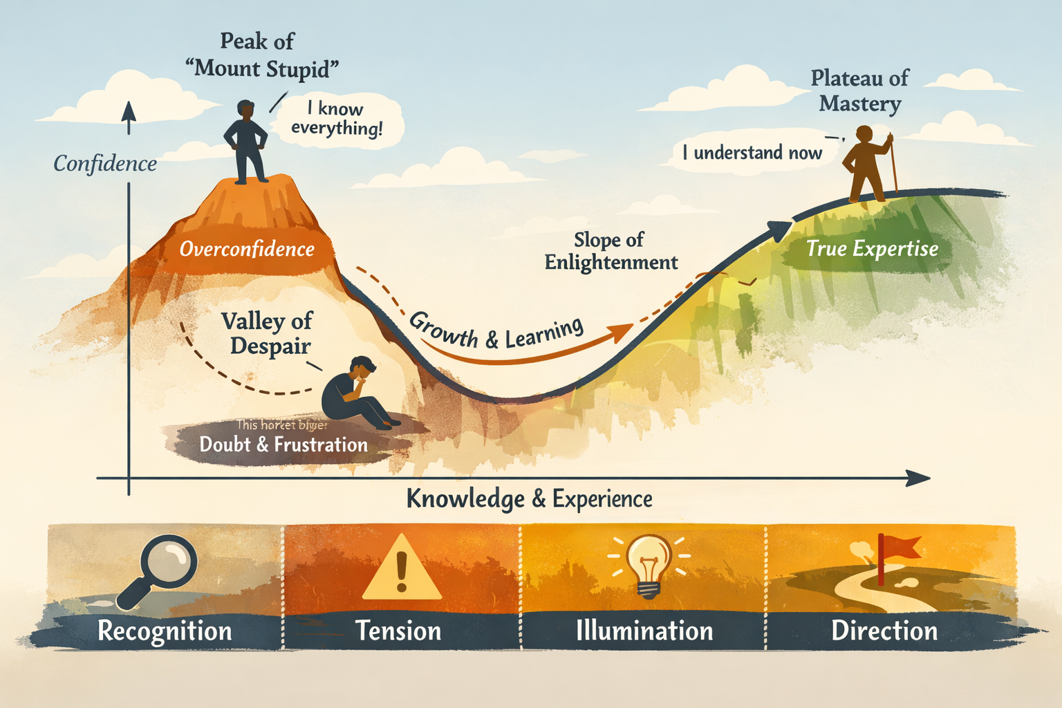 The Dunning–Kruger Effect and Why Story Matters for Clarity