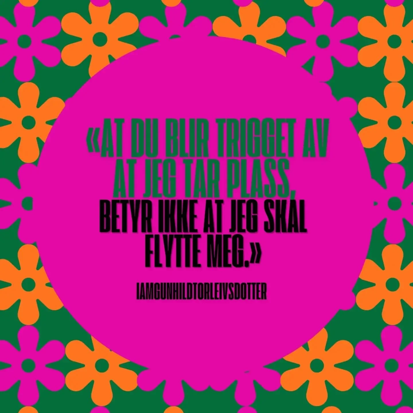 🌱Hvorfor er det s&aring; provoserende n&aring;r noen begynner &aring; st&aring; opp for seg selv?

🌱N&aring;r noen begynner &aring; si nei.

🌱N&aring;r noen slutter &aring; unnskylde seg.

🌱N&aring;r noen endelig begynner &aring; bruke stemmen si