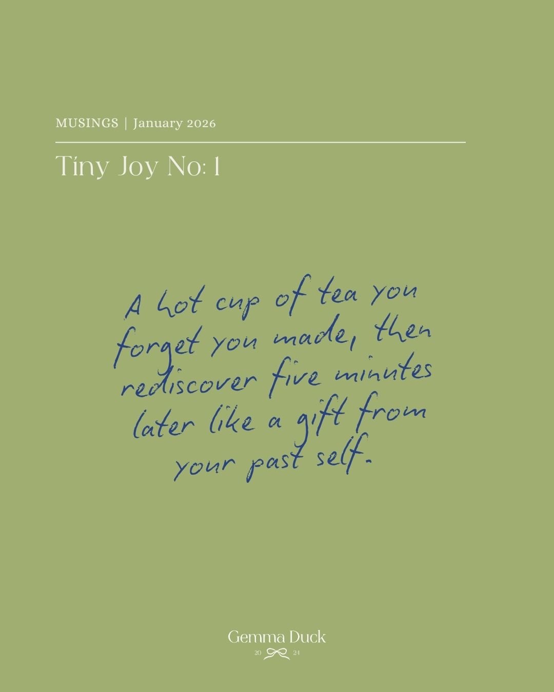 The Joyful Almanac ~ January | My Joyful Somerset Life | Gemma Duck