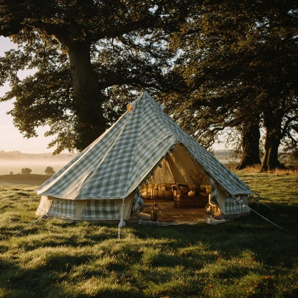 Slow summer dreaming! 🌿🧺☀️

#belltent #summer #summercamping #sundayclub