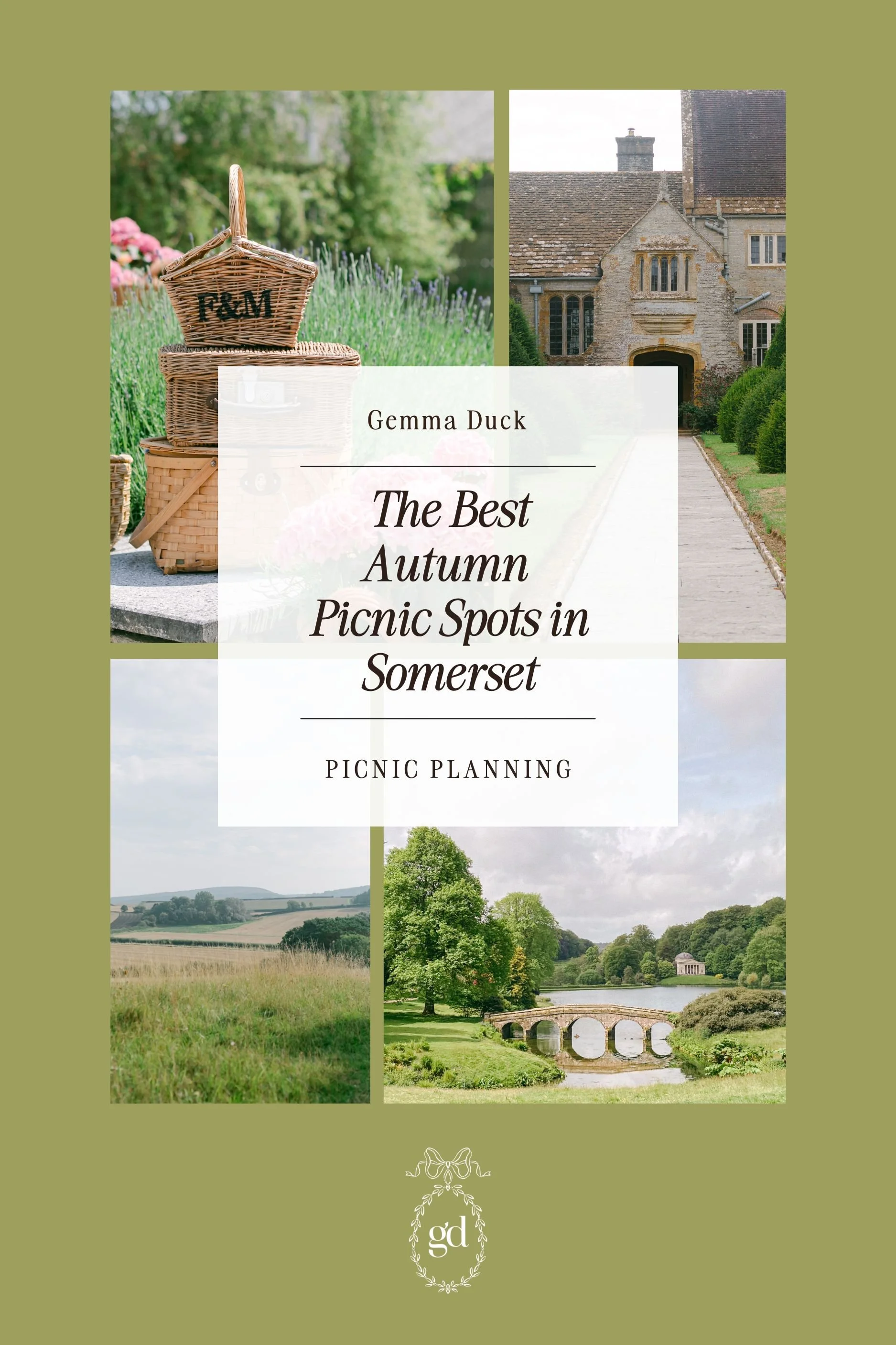 Gemma Duck The Duchess of Picnics — best autumn picnic spots in Somerset, golden light and countryside views