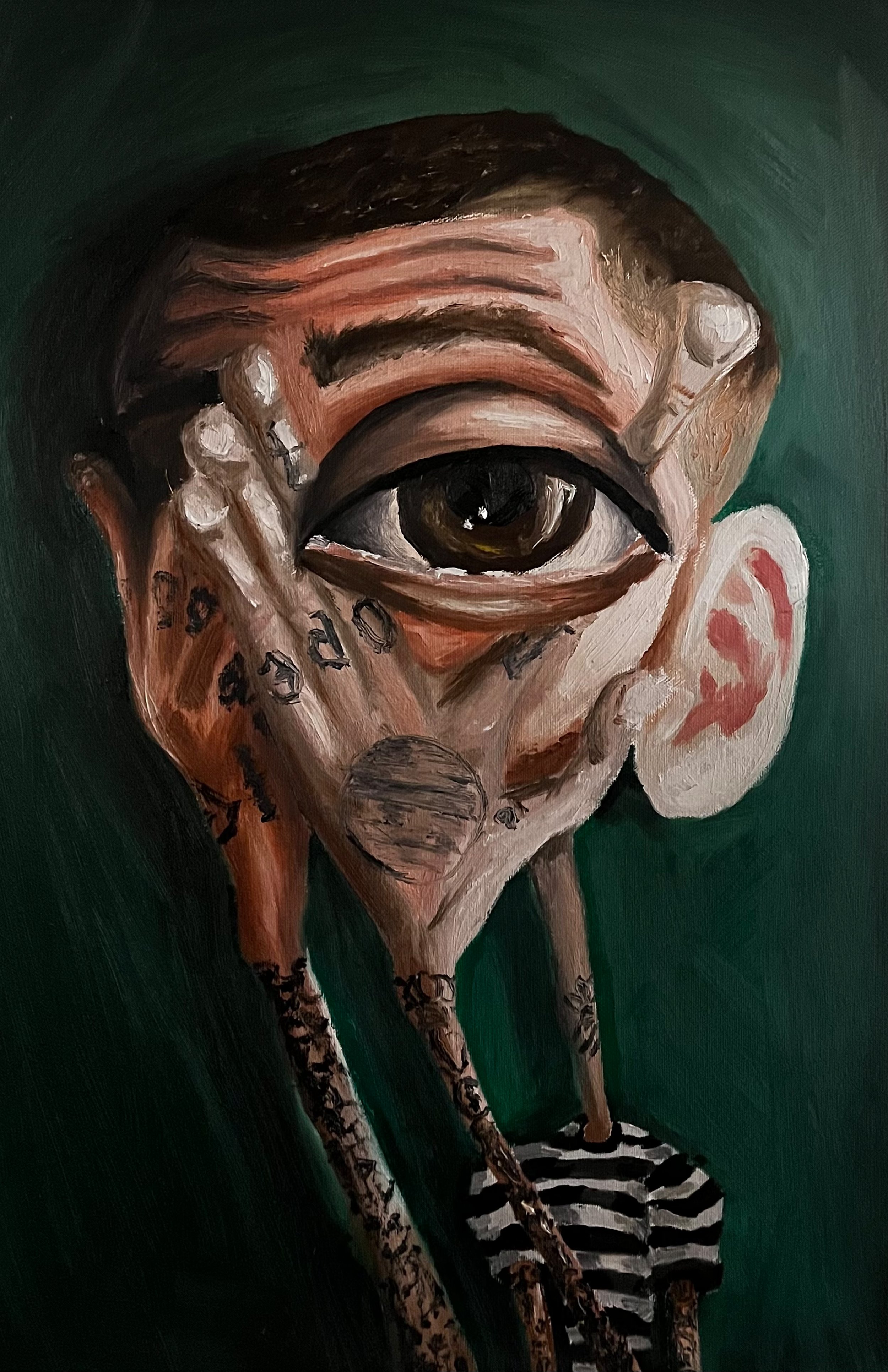 "MAC" OIL ON CANVAS