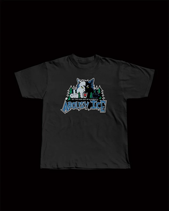 ABOLISH TSHIRT BLACK - PREORDER