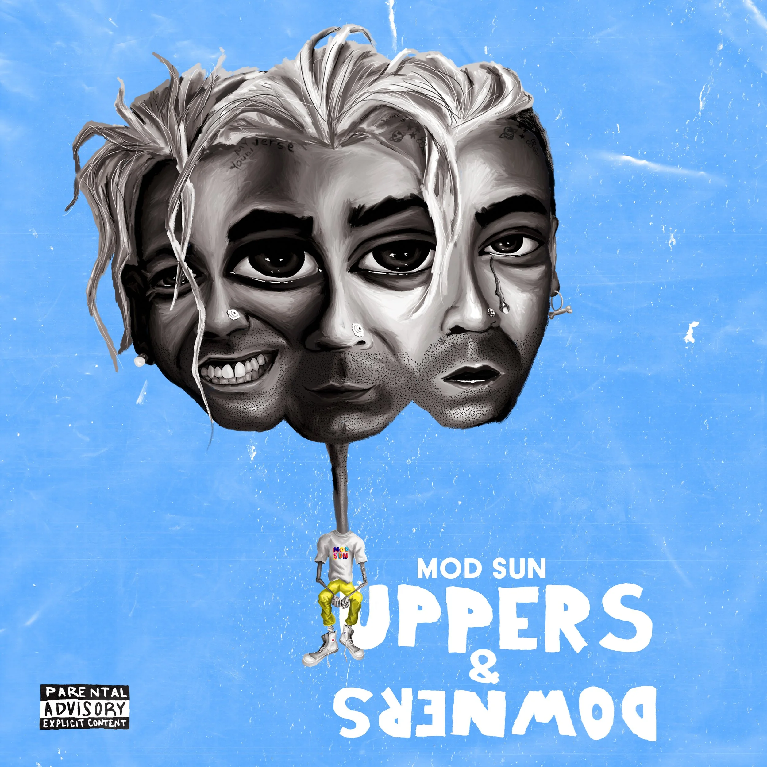 Single cover for, "Uppers and Downers" by MOD SUN