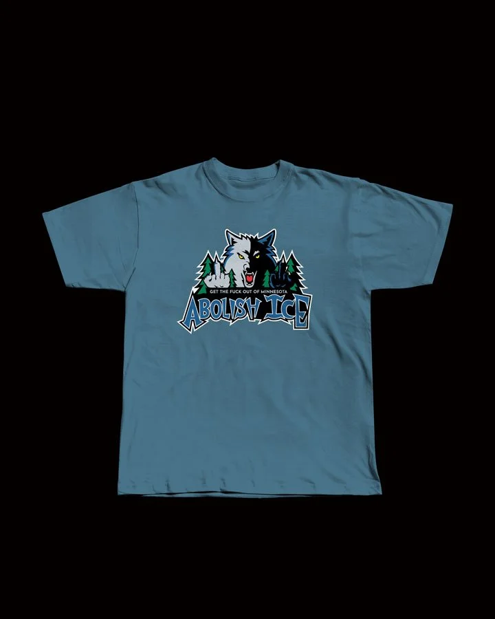 ABOLISH TSHIRT BLUE - PREORDER