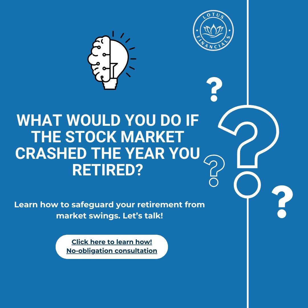 Are You Ready for Retirement? 
Let&rsquo;s Talk About the Big Questions!

Let&rsquo;s make sure your retirement plan works for YOU! Drop your thoughts in the comments or DM me to start planning for a secure and stress-free retirement.

LotusFinancial