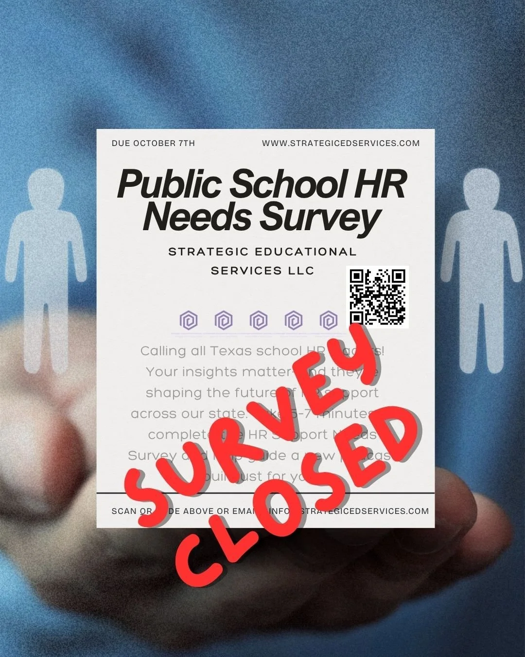 π The HR Needs Survey is officially closed —thank you to the 300+ education HR leaders who participated and shared your insights! Your feedback is helping shape the future of school HR across Texas.
π
Survey results will be shared with all p