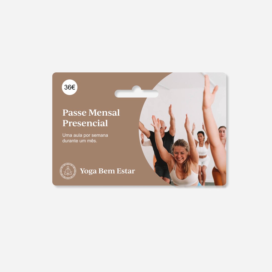 Passe Mensal Presencial