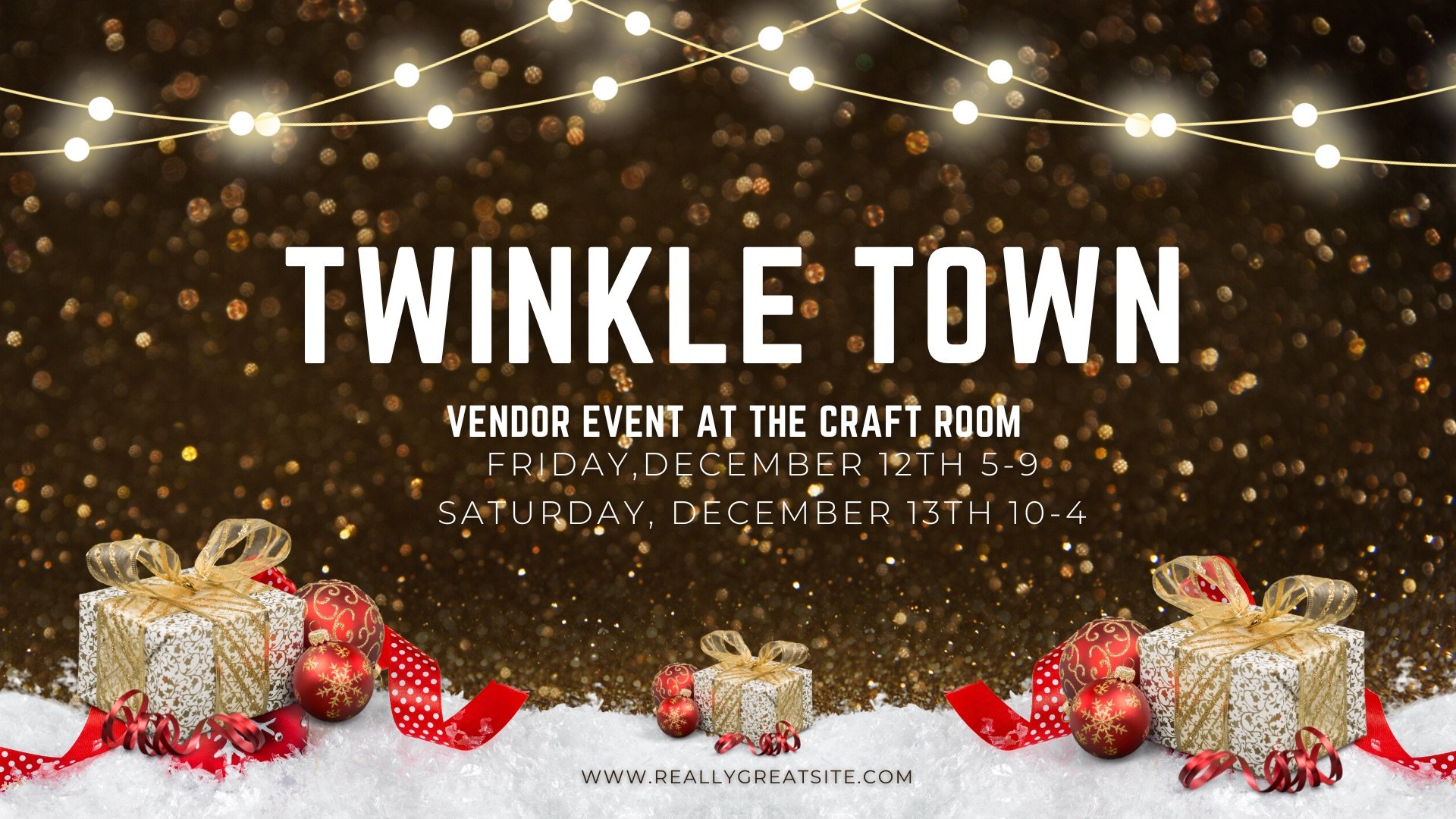 Twinkle Town Sip &amp; Shop
