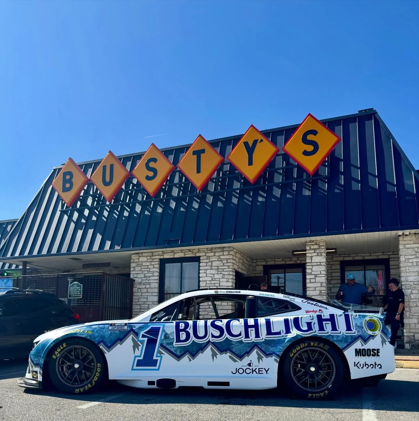 NASCAR weekend at Busty&rsquo;s with Busch Light!